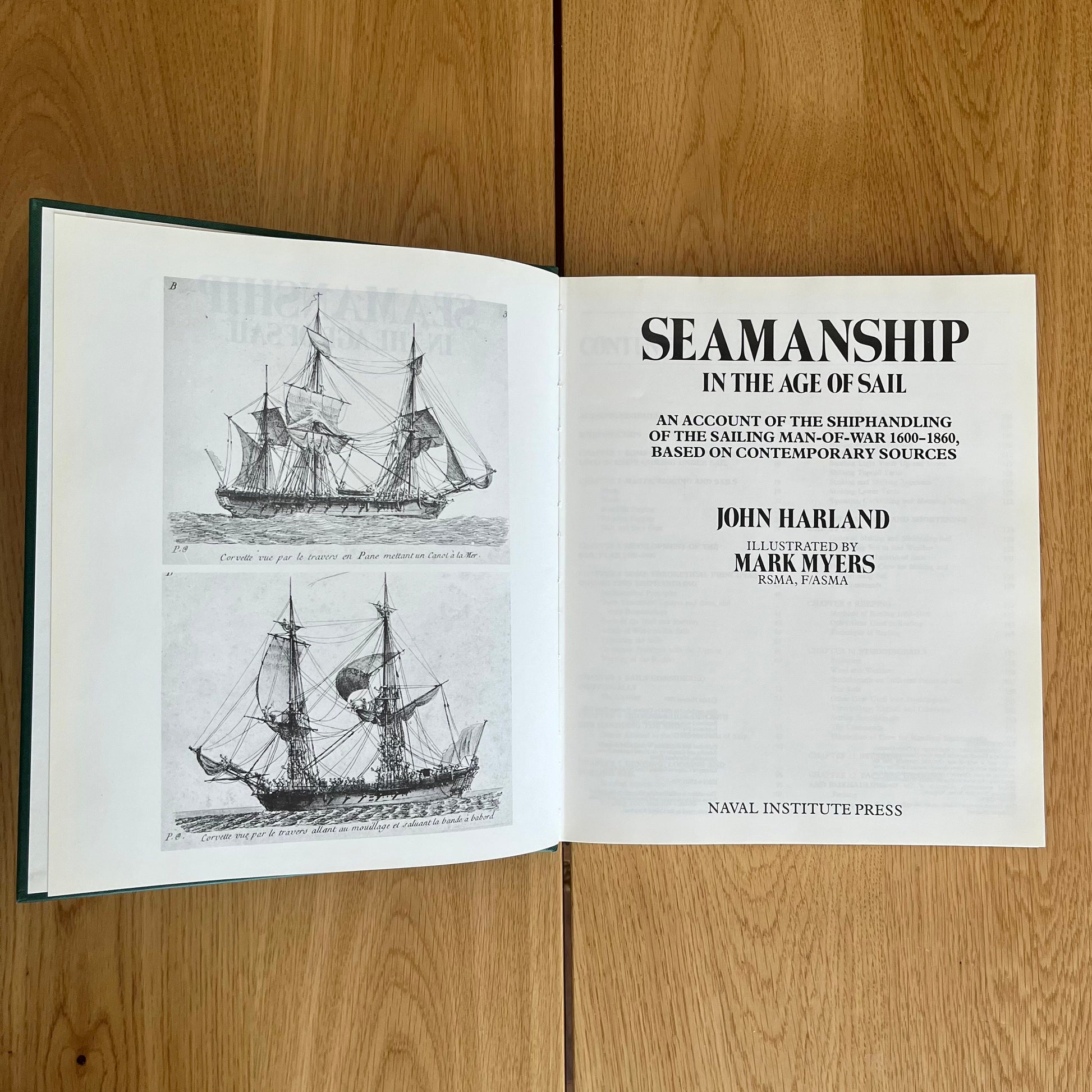 Seamanship in the Age of Sail: An Account of the Shiphandling of the Sailing Man-Of-War 1609-1860 by John Harland (1992) Vintage Book