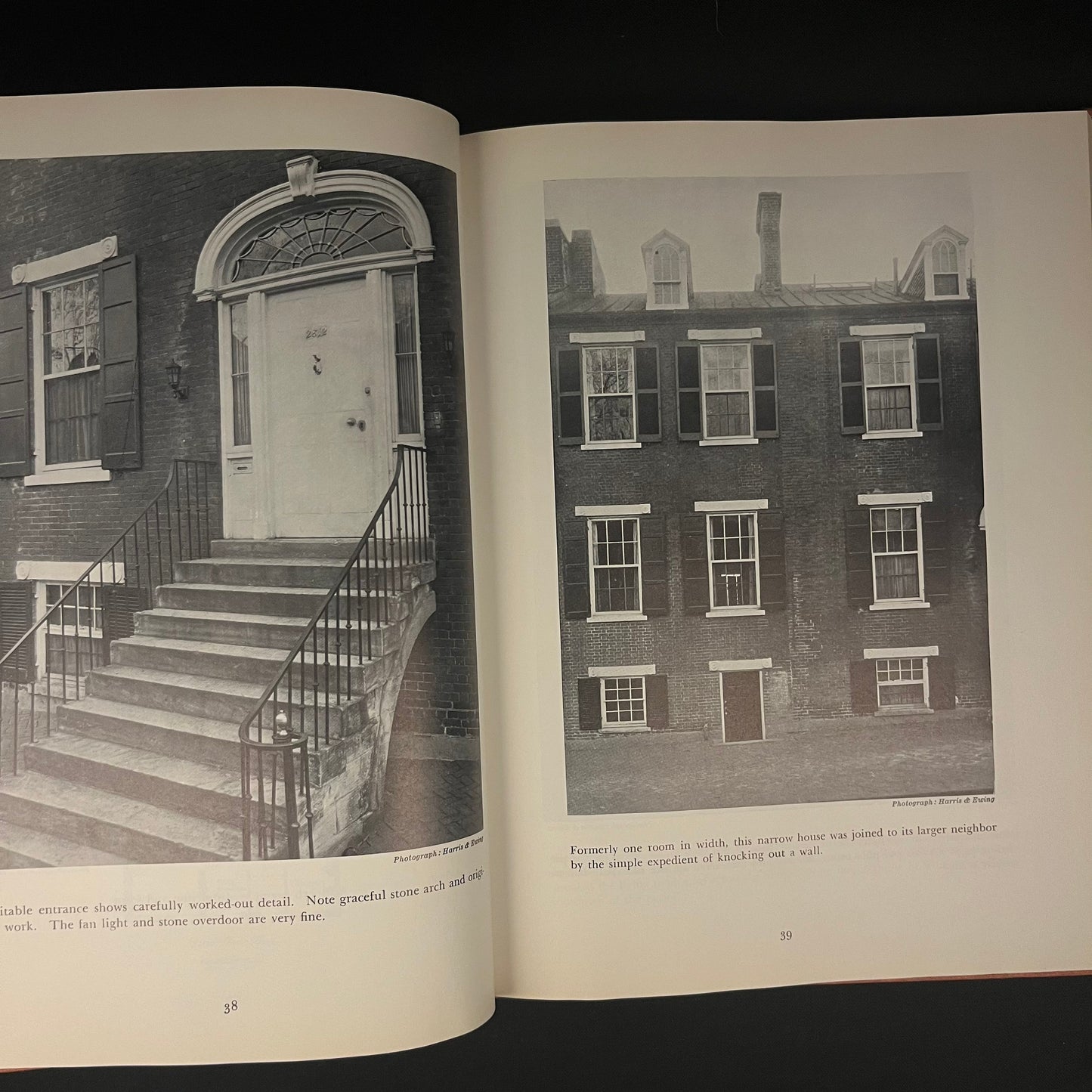 Georgetown Houses of the Federal Period Washington, D. C., 1780-1830, by D. Davis, S. P. Dorsey and R. C. Hall (1954) Vintage Hardcover Book