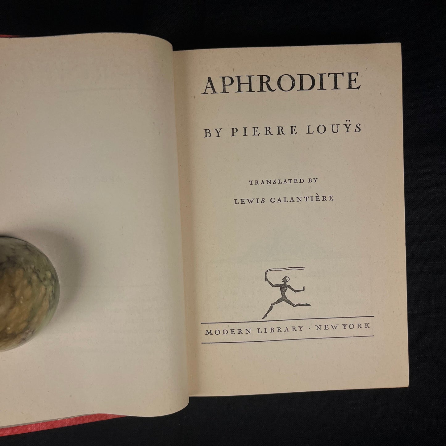 Aphrodite by Pierre Louys (1933) Vintage Hardcover Book