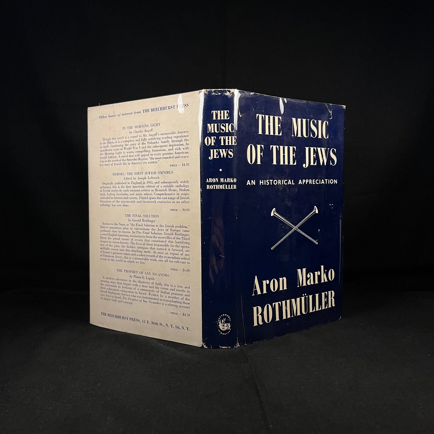 First Printing - The Music of the Jews: An Historical Appreciation by Aron Marko Rothmüller (1954) Vintage Hardcover Book