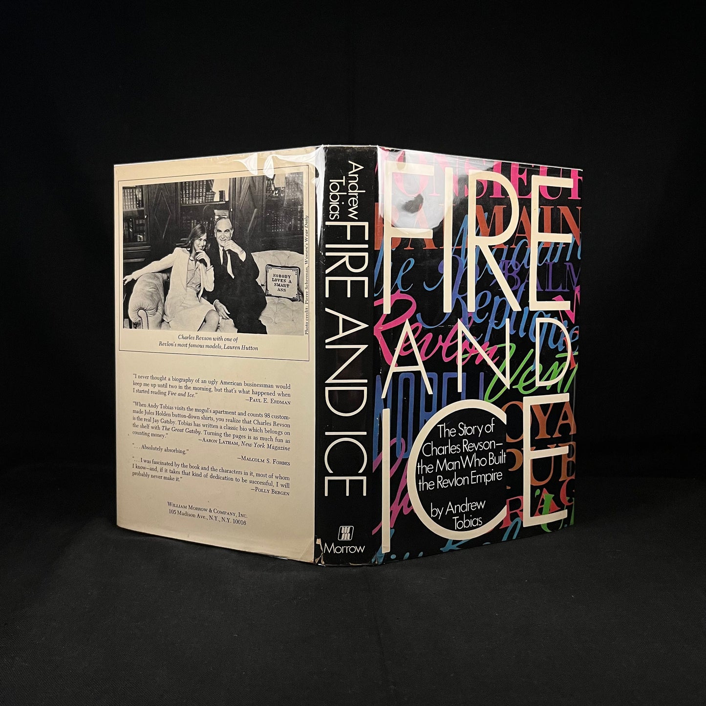 First Printing—Fire and Ice: The Story of Charles Revson—the Man Who Built the Revlon Empire by Andrew Tobias (1976) Vintage Hardcover Book