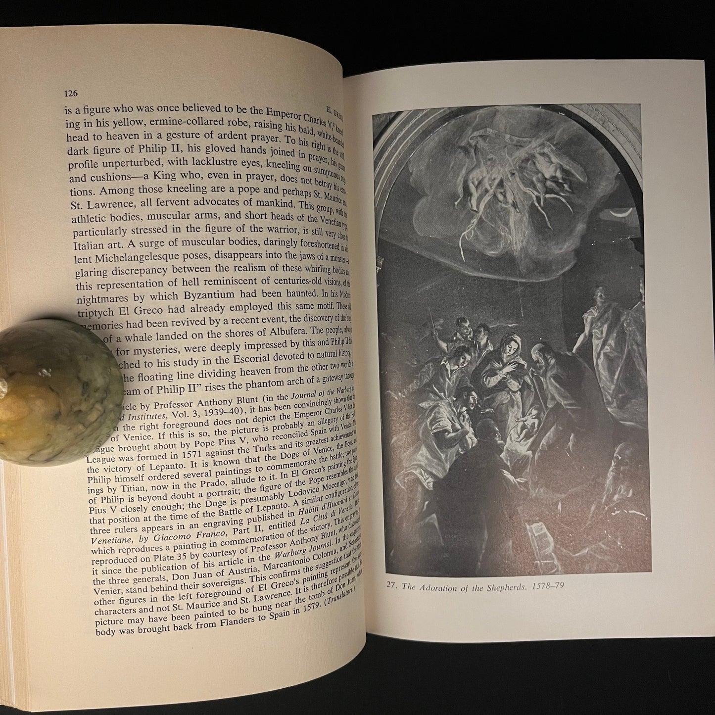 First Edition - El Greco by Antonina Vallentin (1955) Vintage Hardcover Book