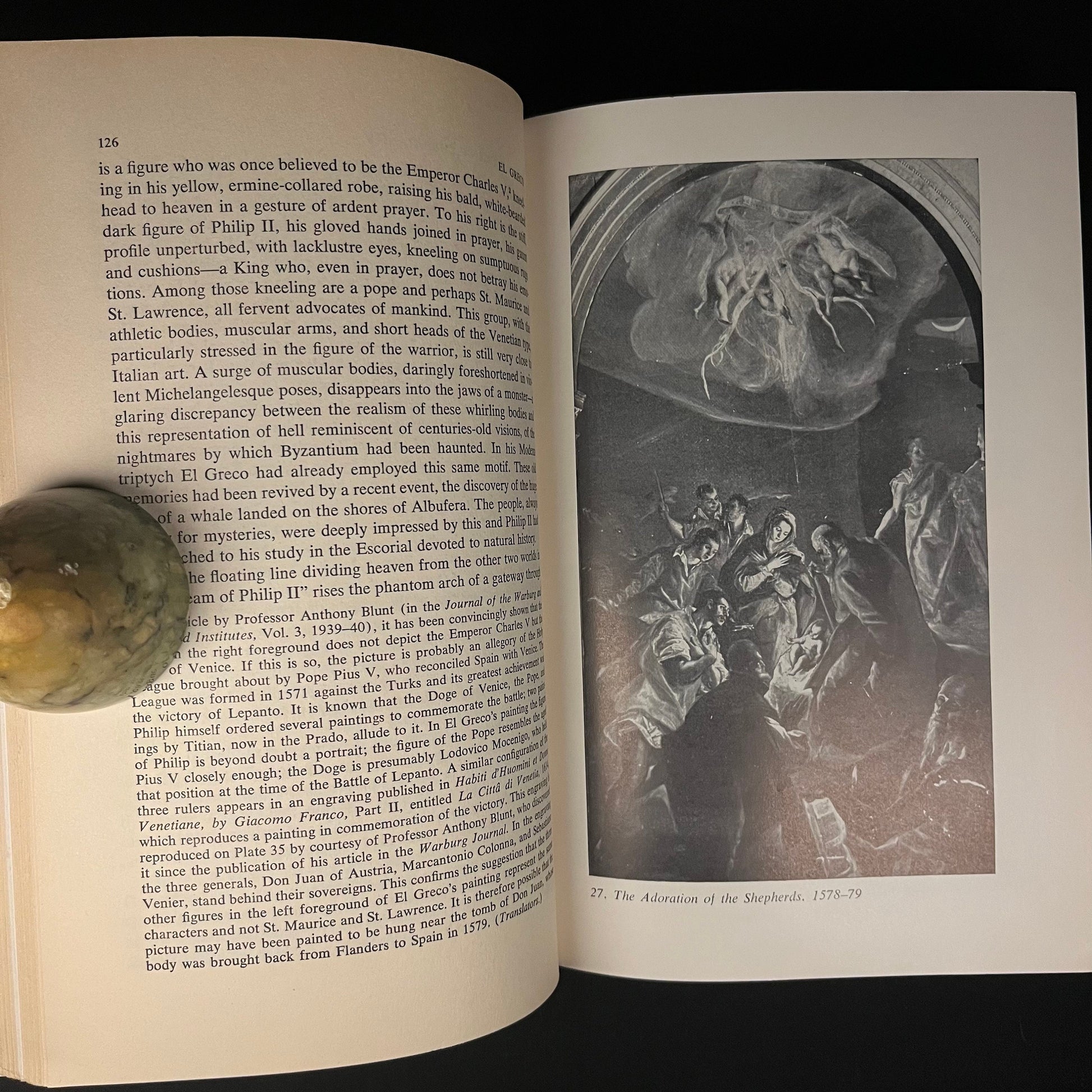 First Edition - El Greco by Antonina Vallentin (1955) Vintage Hardcover Book