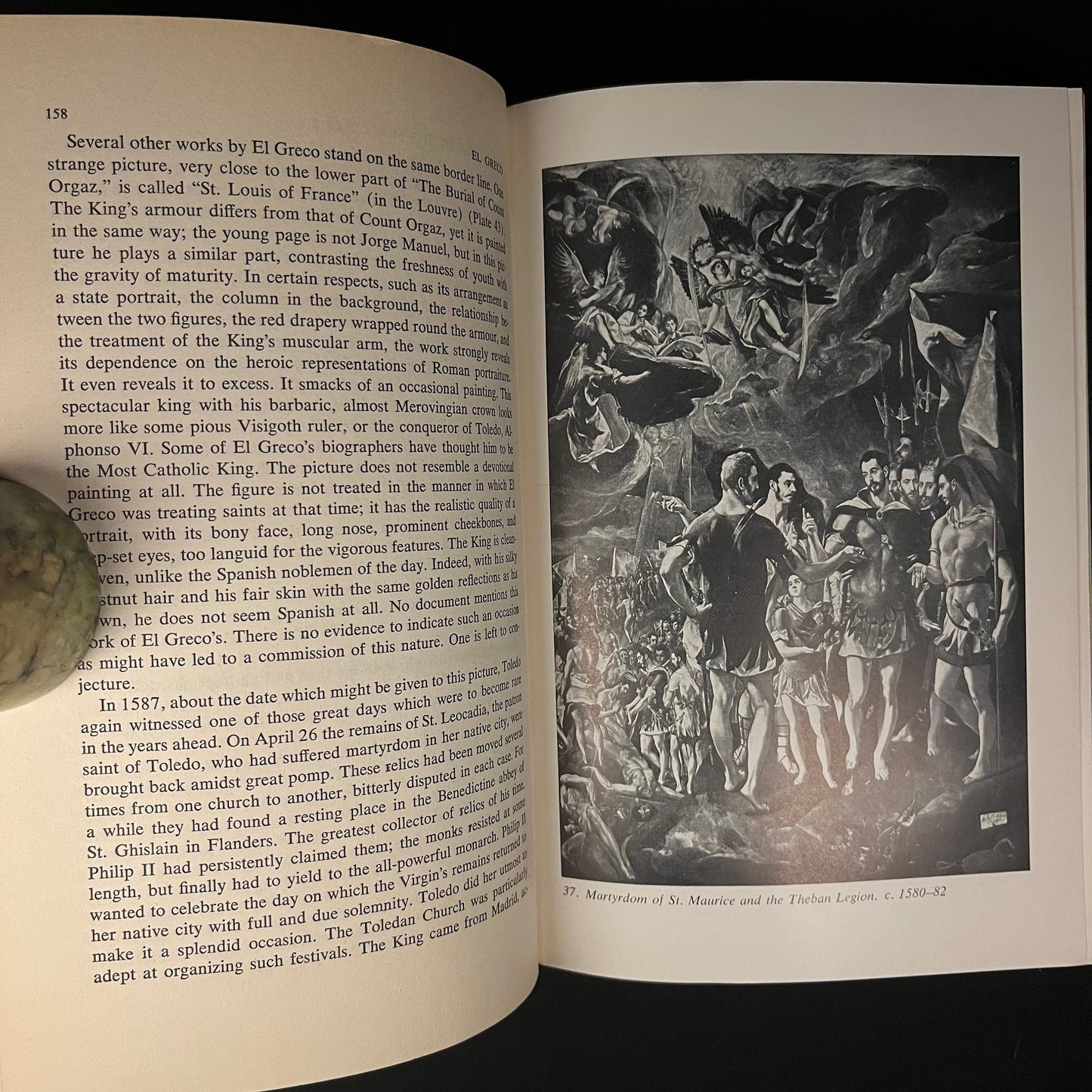 First Edition - El Greco by Antonina Vallentin (1955) Vintage Hardcover Book