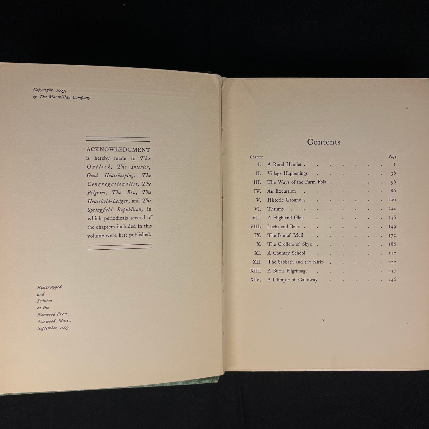 The Land of Heather by Clifton Johnson (1903) Vintage Hardcover Book
