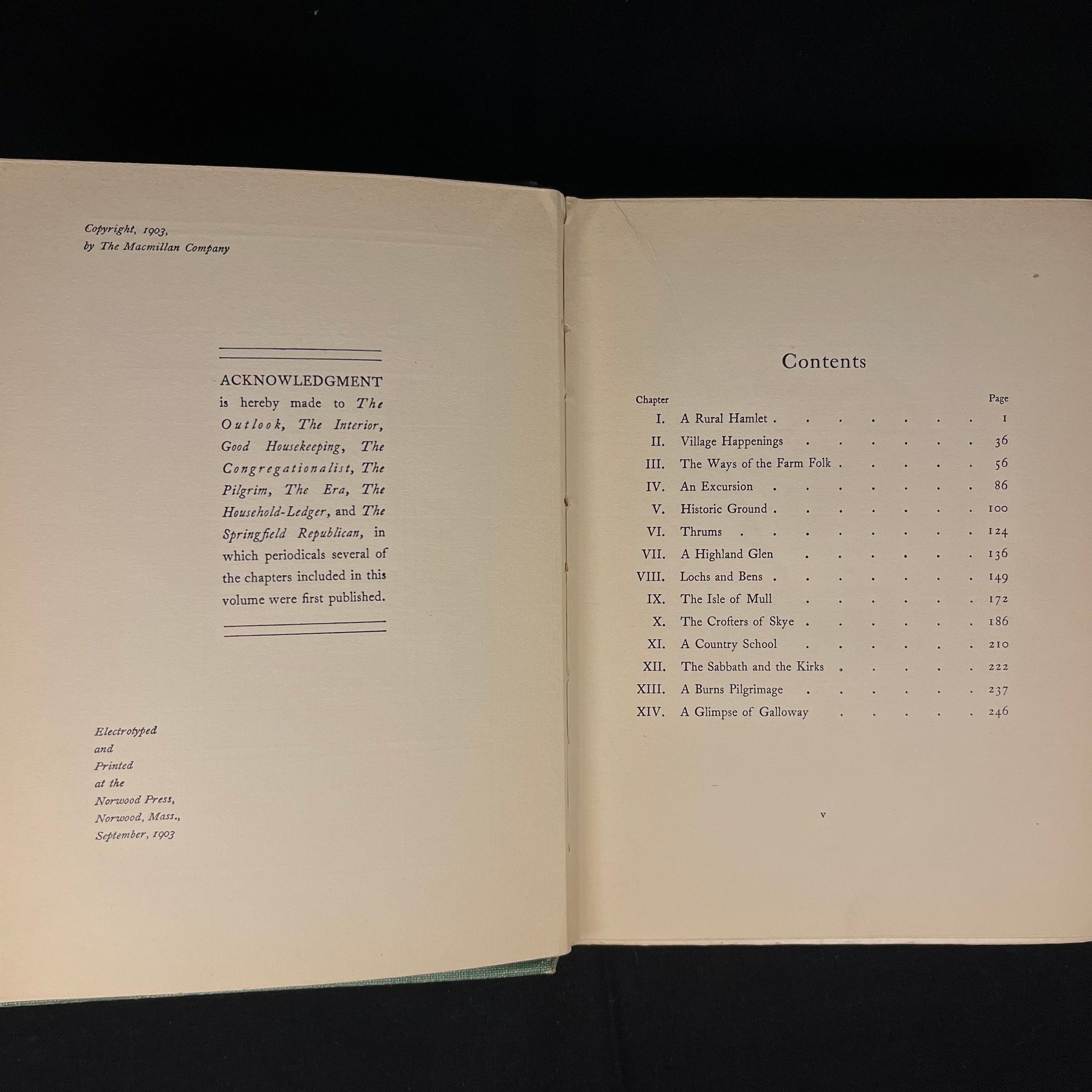 The Land of Heather by Clifton Johnson (1903) Vintage Hardcover Book