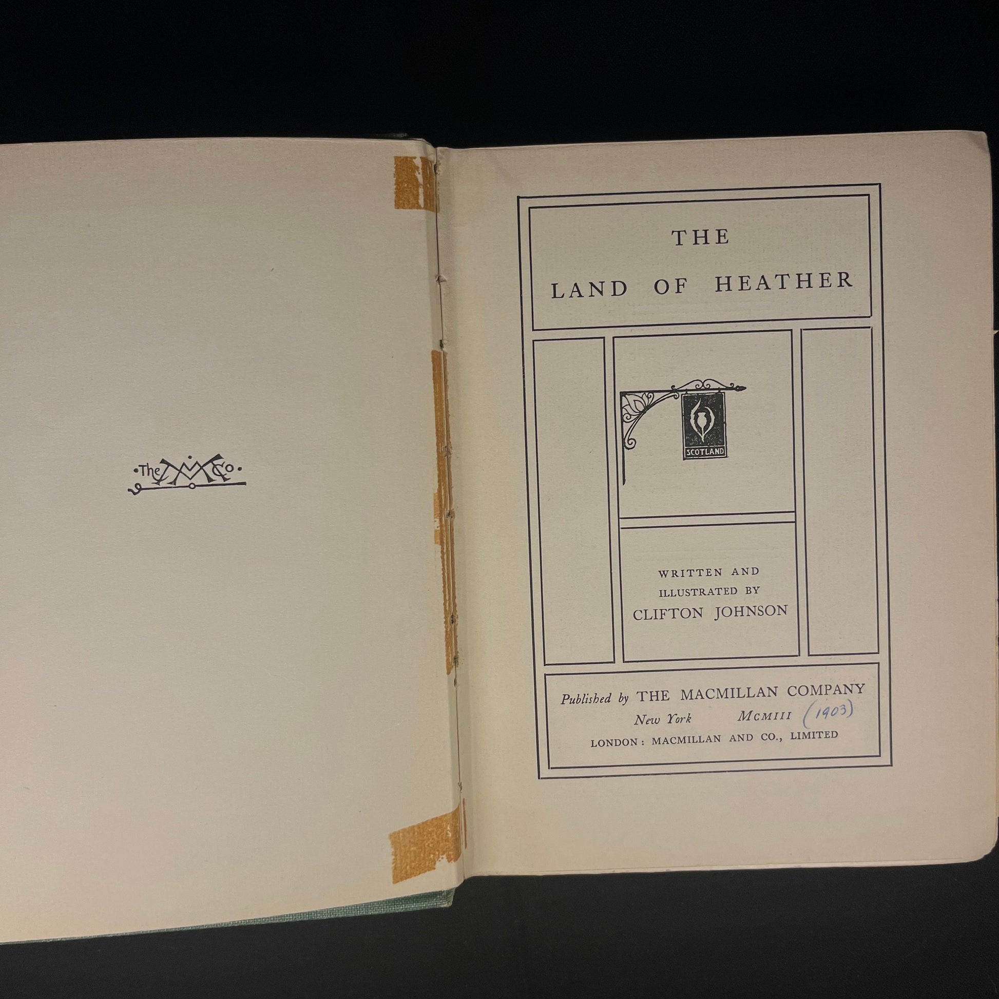 The Land of Heather by Clifton Johnson (1903) Vintage Hardcover Book