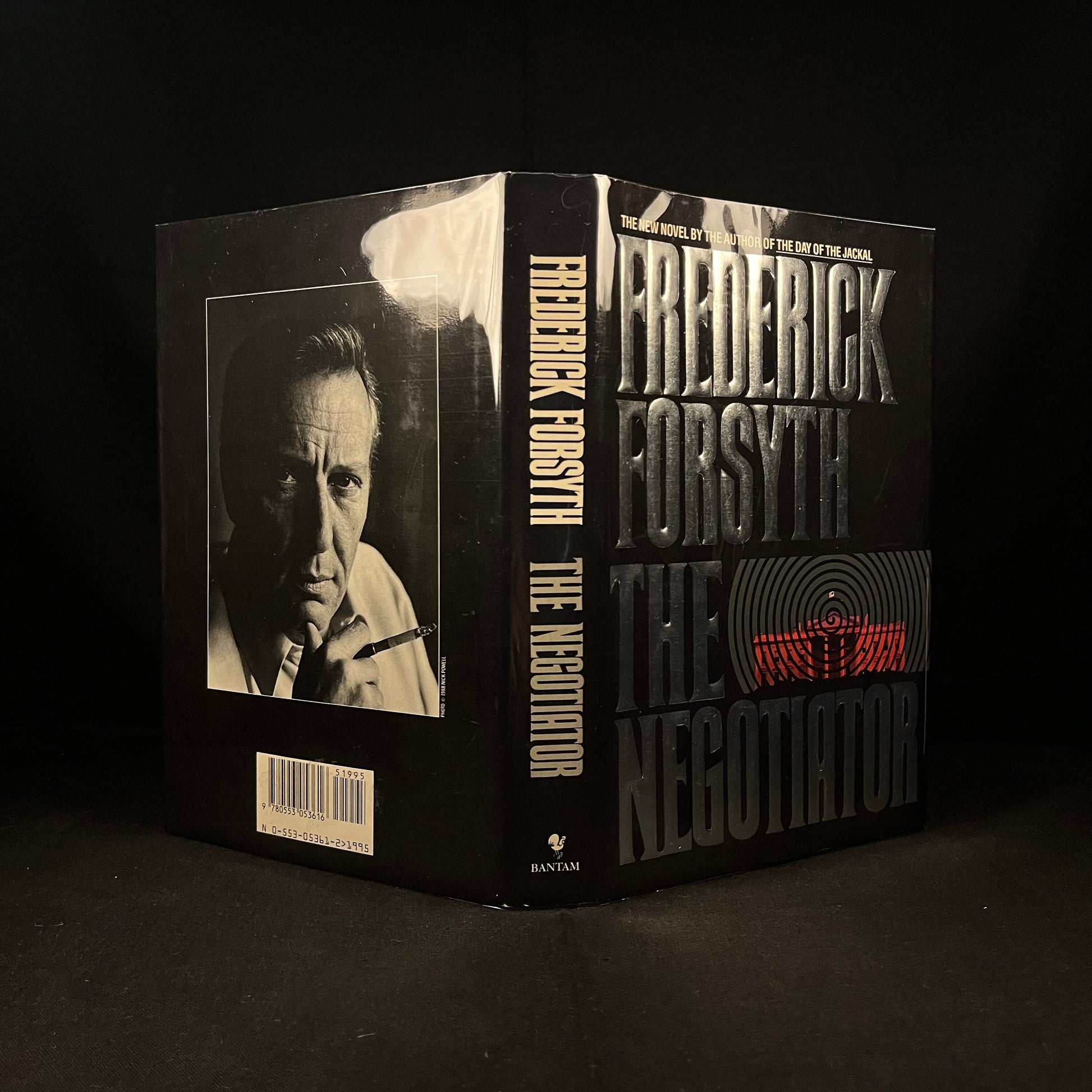 First Printing - The Negotiator by Frederick Forsyth (1989) Vintage Hardcover Book