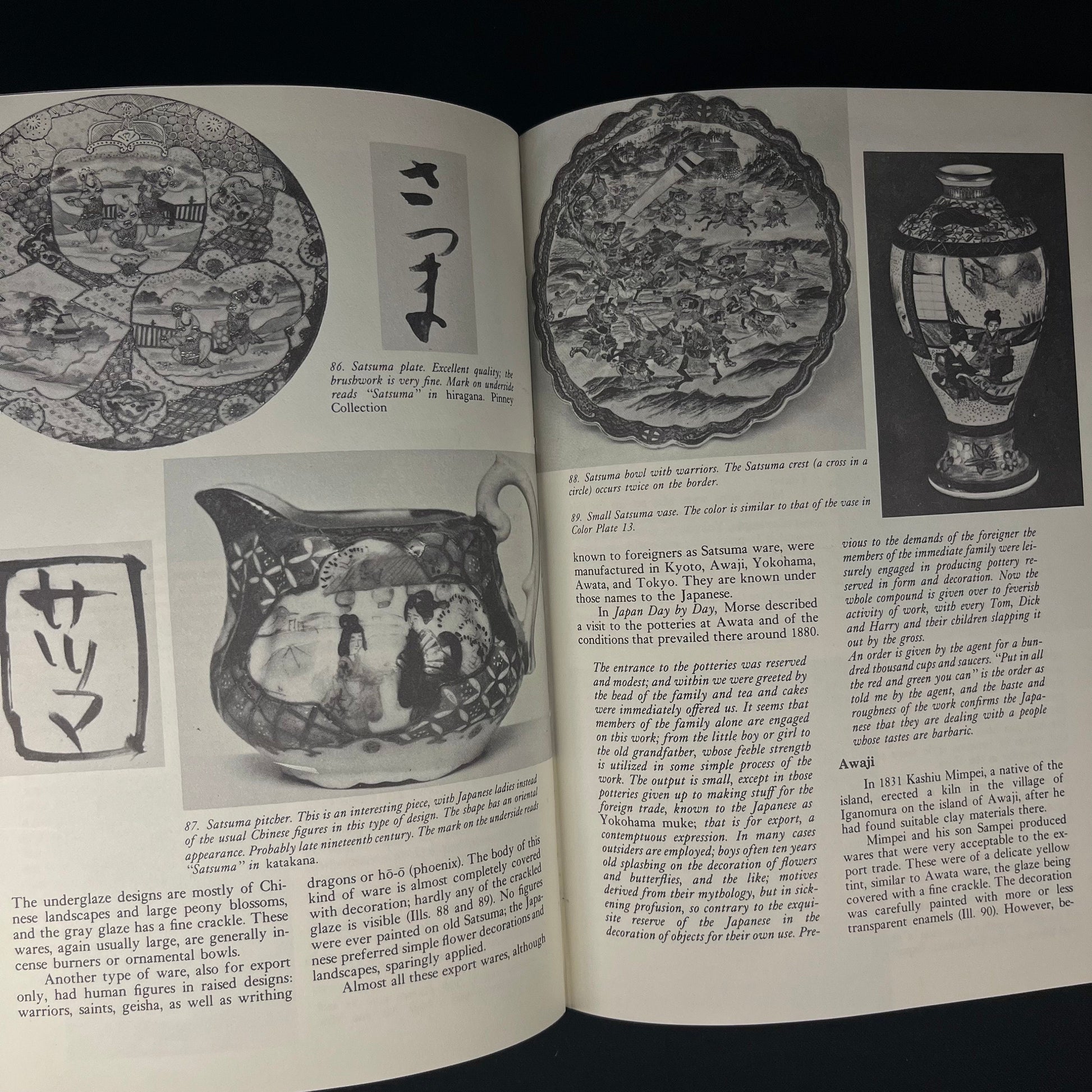 Japanese Ceramics of the Past 100 Years by Irene Stitt (1974) Vintage Hardcover Book