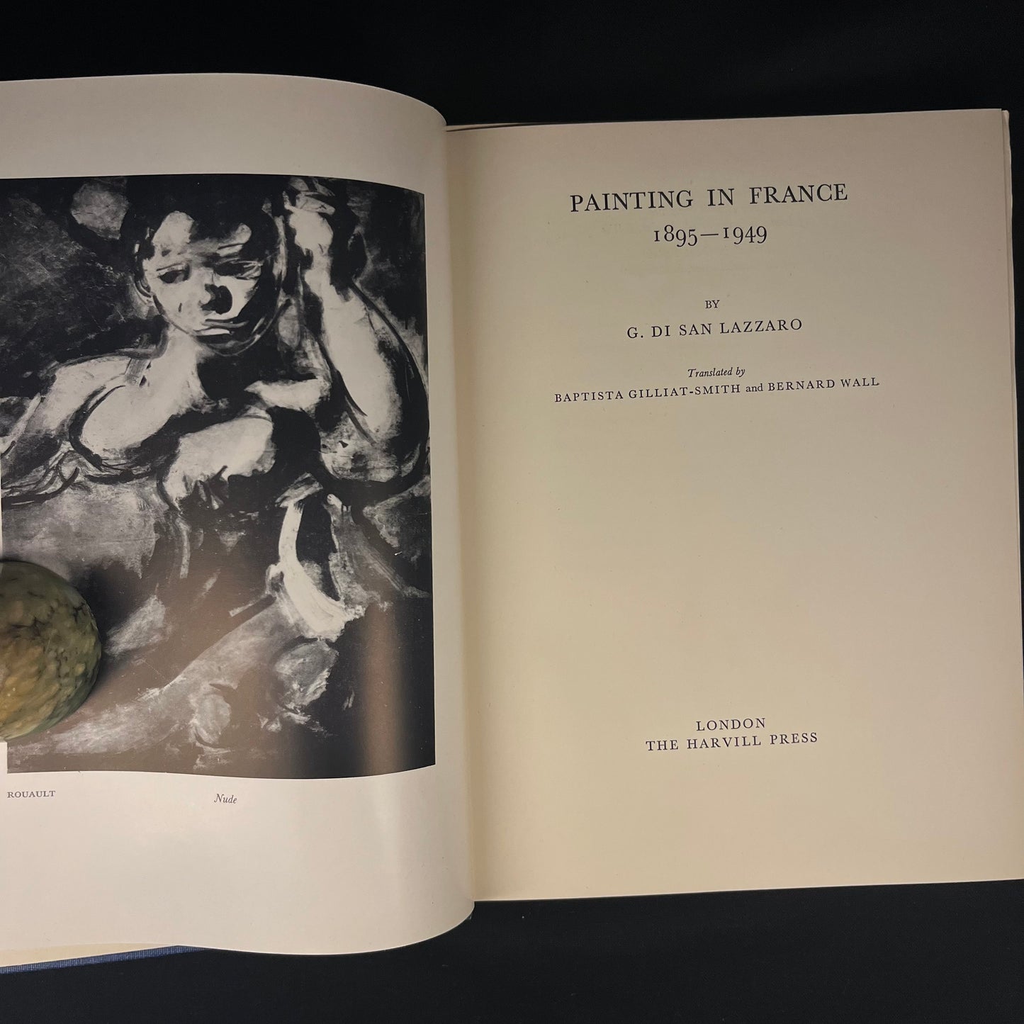 First Printing - Painting in France (1885-1949) by G. di San Lazzaro (1949) Vintage Hardcover Book