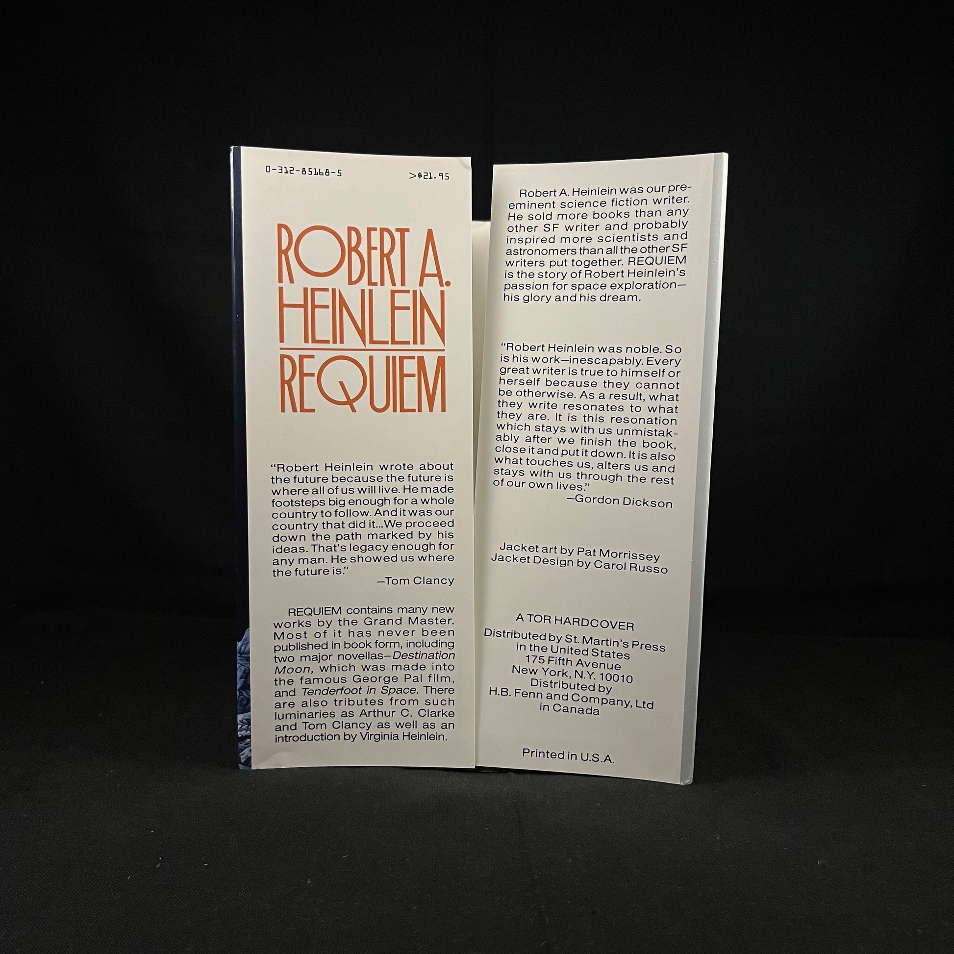 First Printing - Requiem: New Collected Works by Robert A. Heinlein and Tributes to the Grand Master (1992) Vintage Hardcover Book