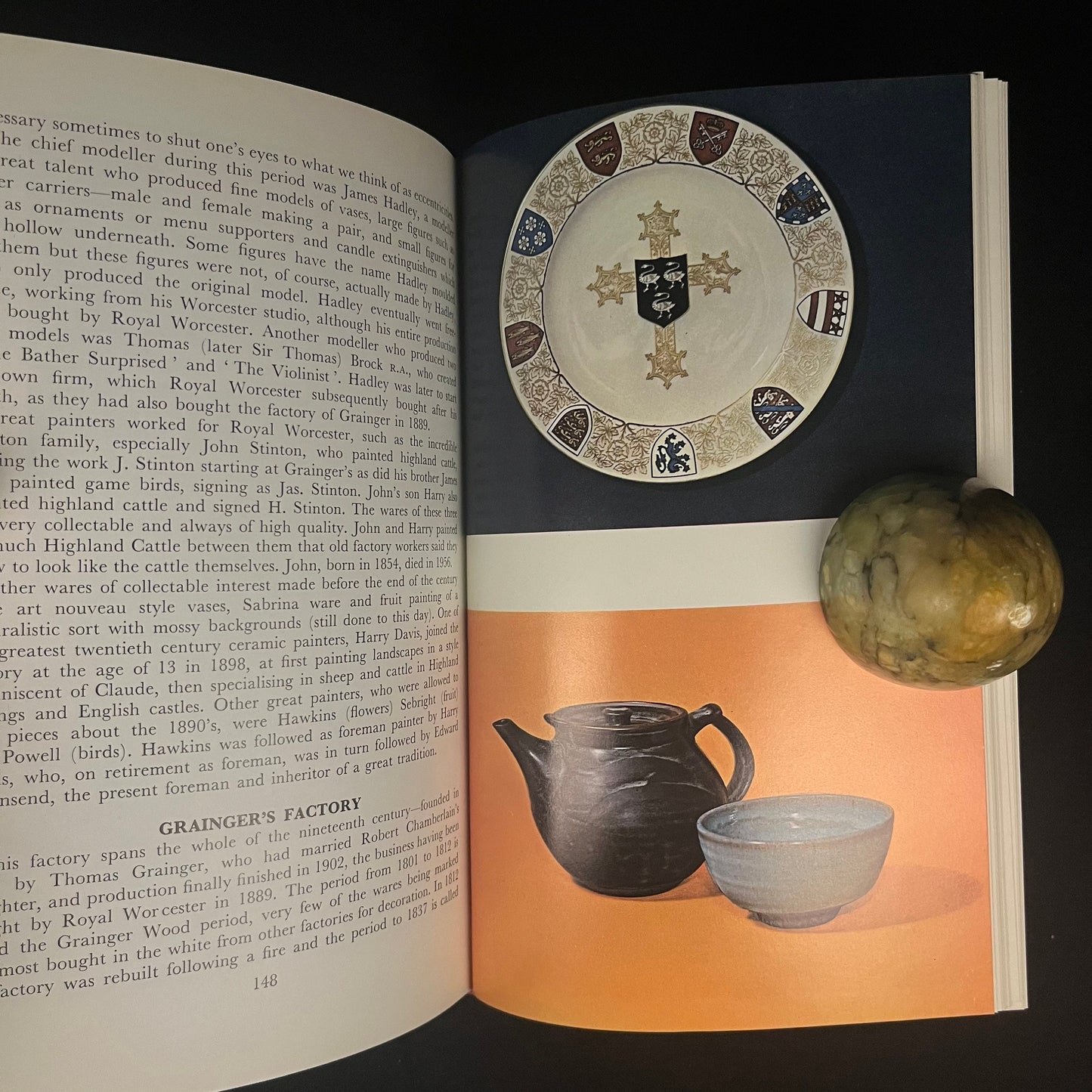 First Printing - British Pottery and Porcelain for Pleasure and Investment by Henry Sandon (1969) Vintage Hardcover Book