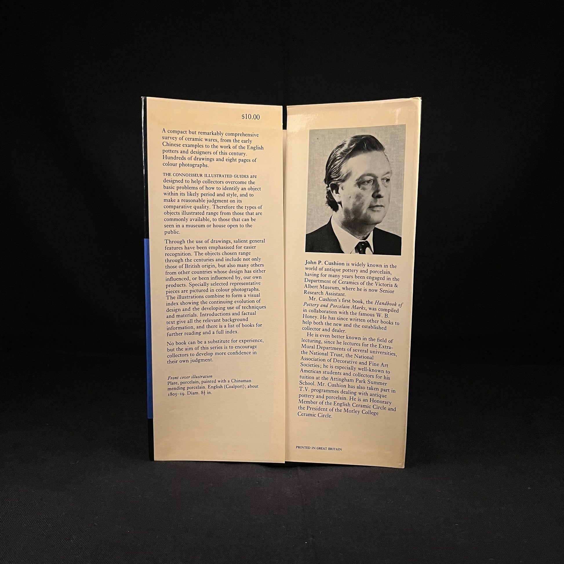 First Printing - The Connoisseur Illustrated Guides: Pottery and Porcelain by John P. Cushion (1972) Vintage Hardcover Book