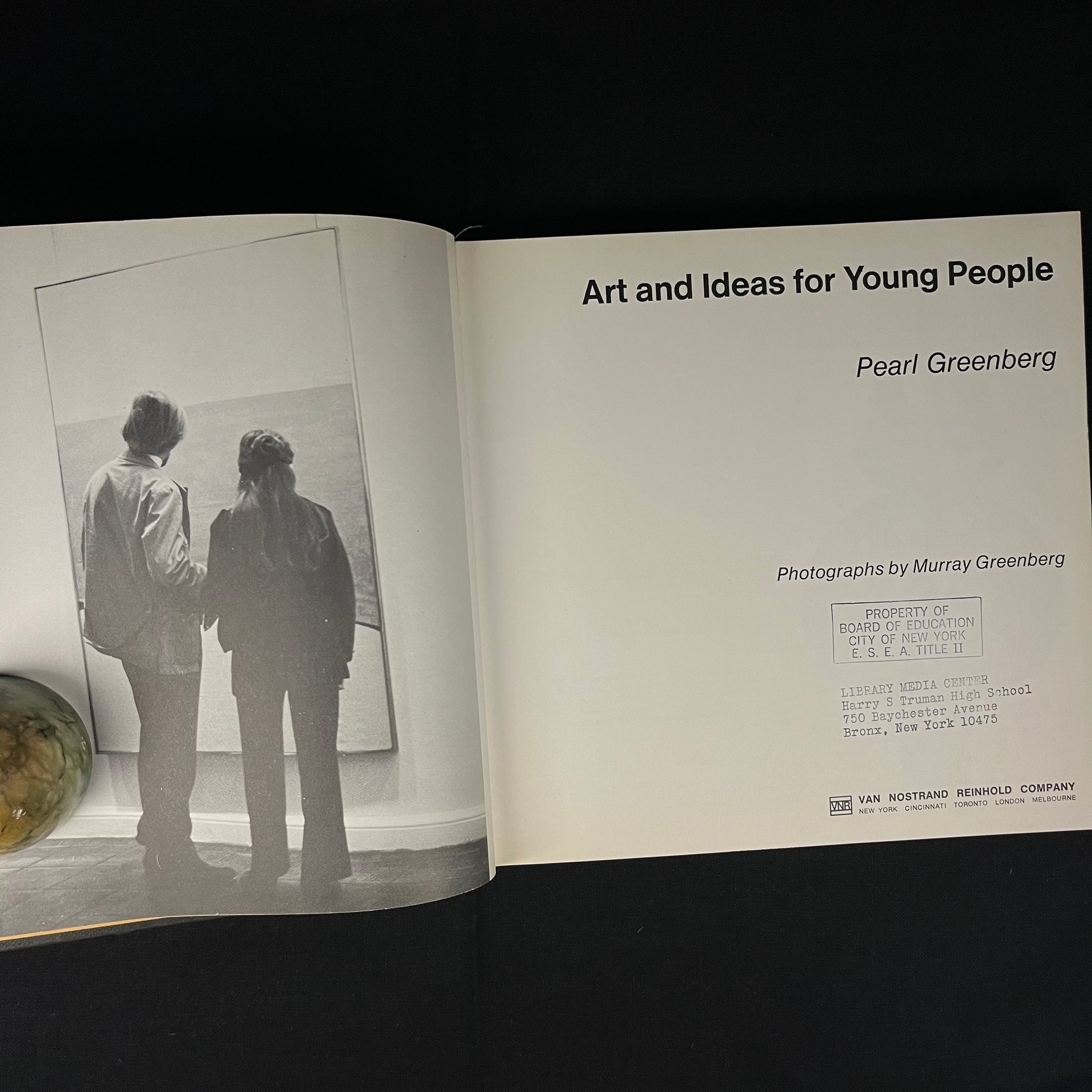 Early Printing - Art and Ideas for Young People by Pearl Greenberg (1970) Vintage Hardcover Book