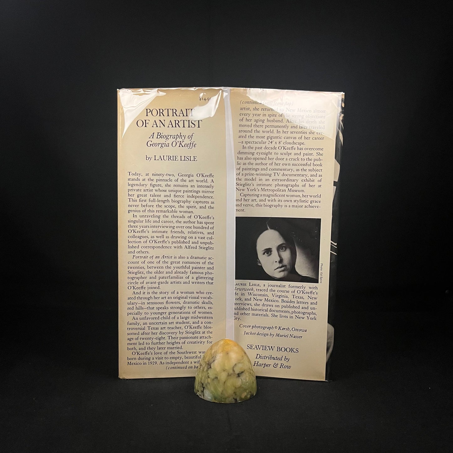 First Edition - Portrait of an Artist: A Biography of Georgia O'Keeffe by Laurie Lisle (1980) Vintage Hardcover Book