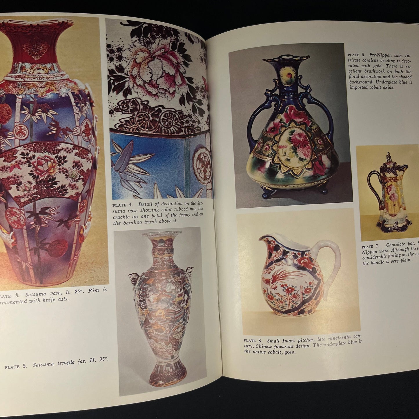 Japanese Ceramics of the Past 100 Years by Irene Stitt (1974) Vintage Hardcover Book