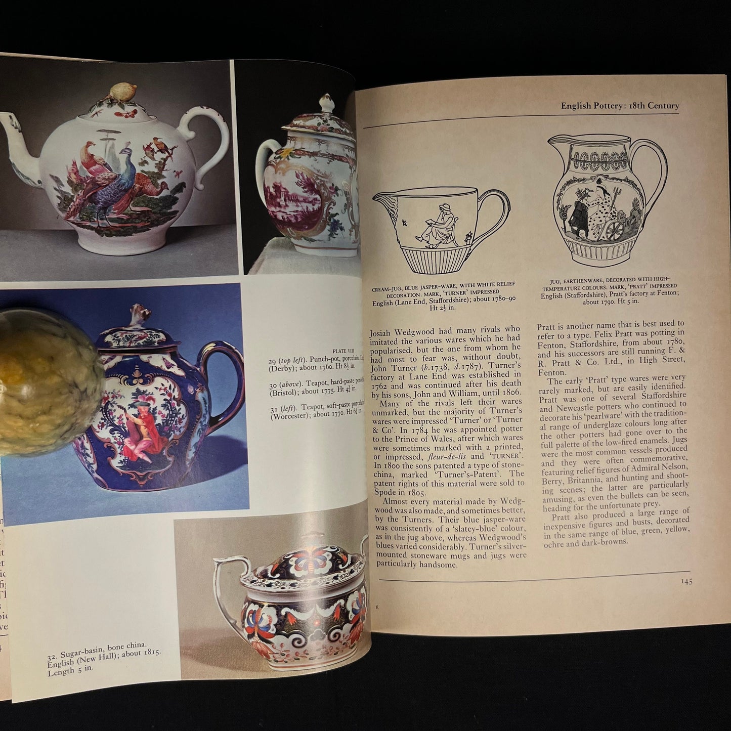 First Printing - The Connoisseur Illustrated Guides: Pottery and Porcelain by John P. Cushion (1972) Vintage Hardcover Book