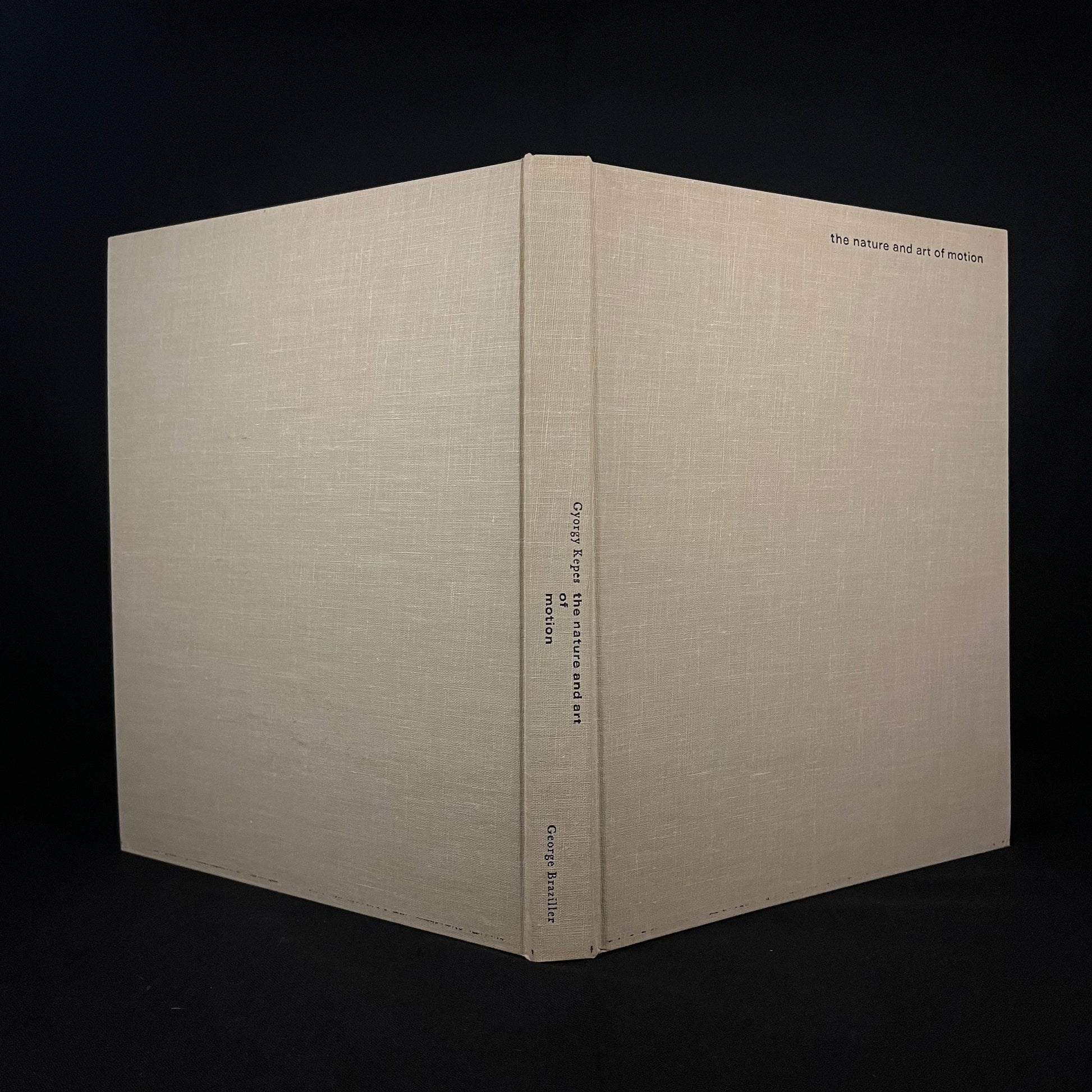 The Nature and Art of Motion edited by Gyorgy Kepes (1965) Vintage Hardcover Book