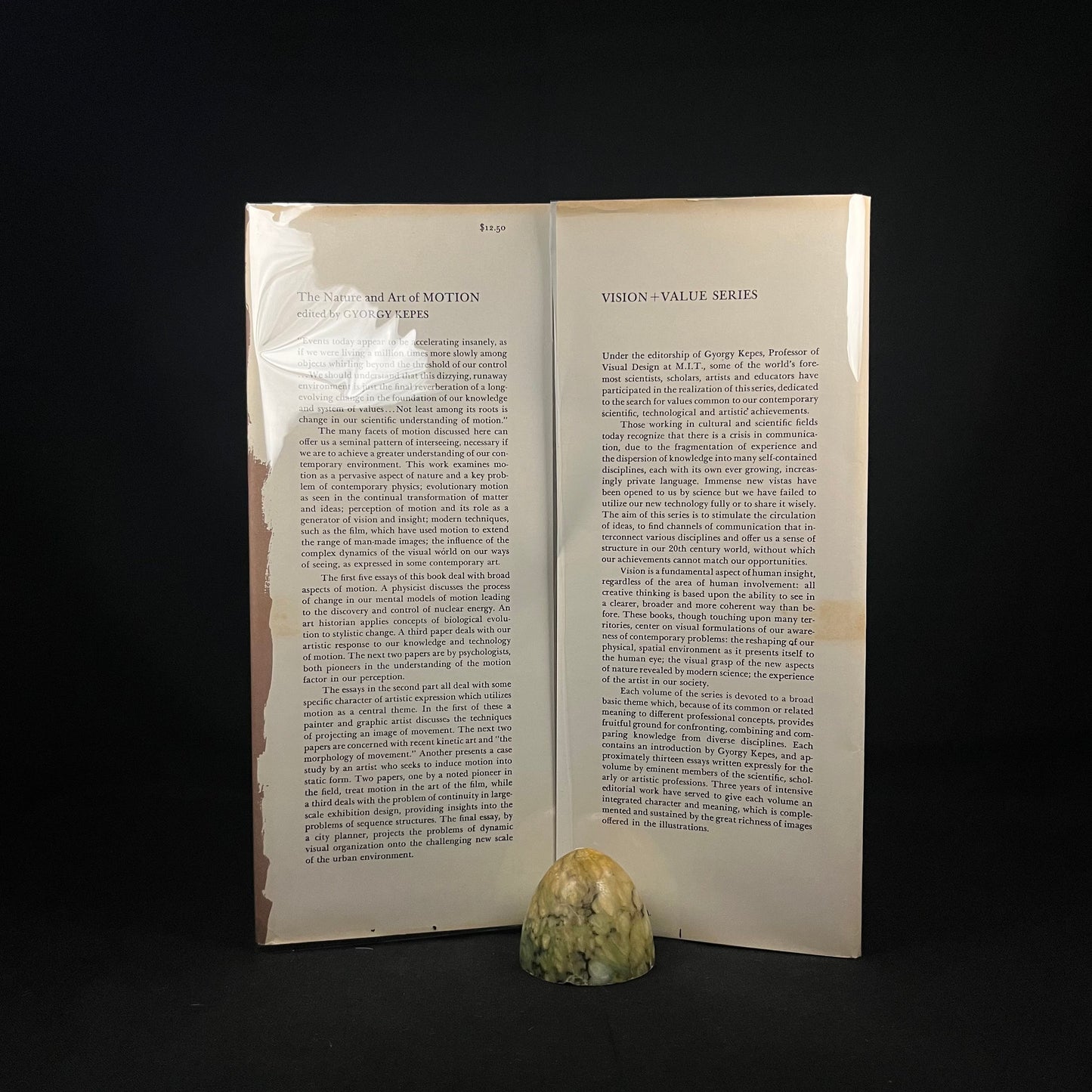 The Nature and Art of Motion edited by Gyorgy Kepes (1965) Vintage Hardcover Book