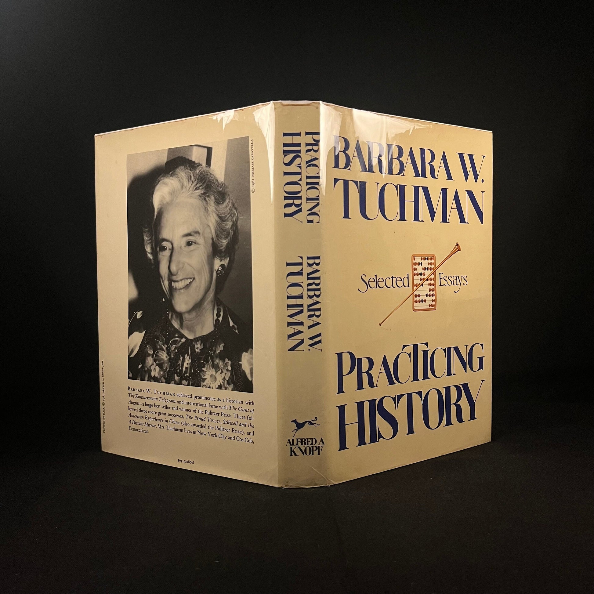 Early Printing - Practicing History: Selected Essays by Barbara W. Tuchman (1981) Vintage Hardcover Book