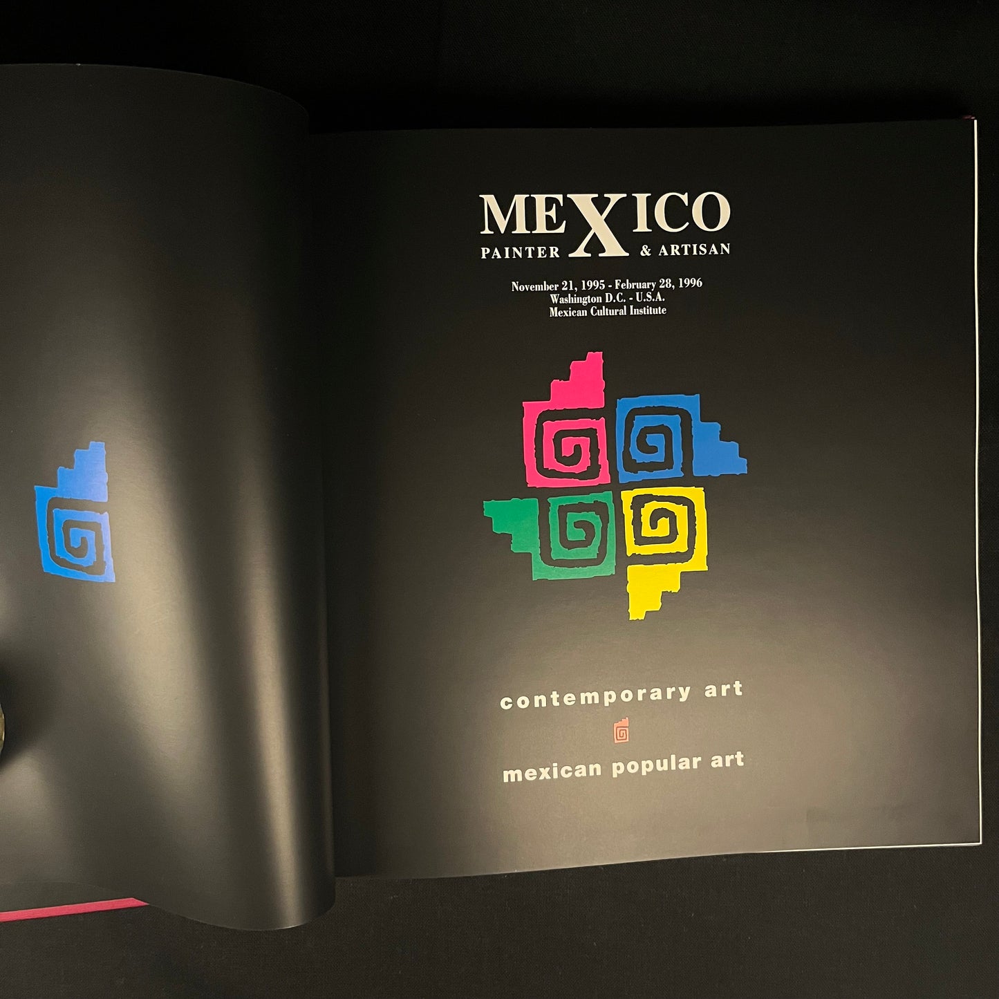 Mexico: Painter and Artisan | Mexican Cultural Institute (1995) Vintage Hardcover Exhibition Catalogue