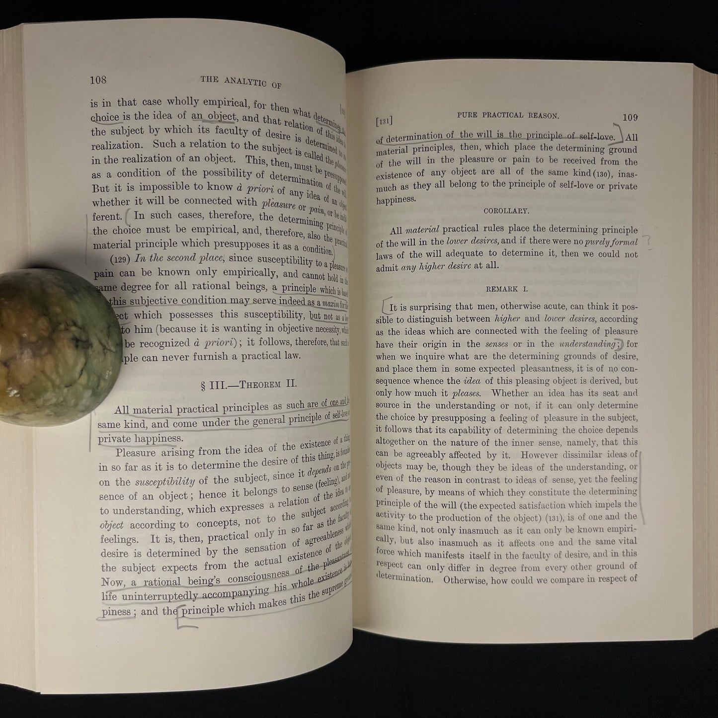 Critique of Practical Reason and Other Works on The Theory of Ethics by Immanuel Kant Translated by Thomas K. Abbott (1963) Vintage Book