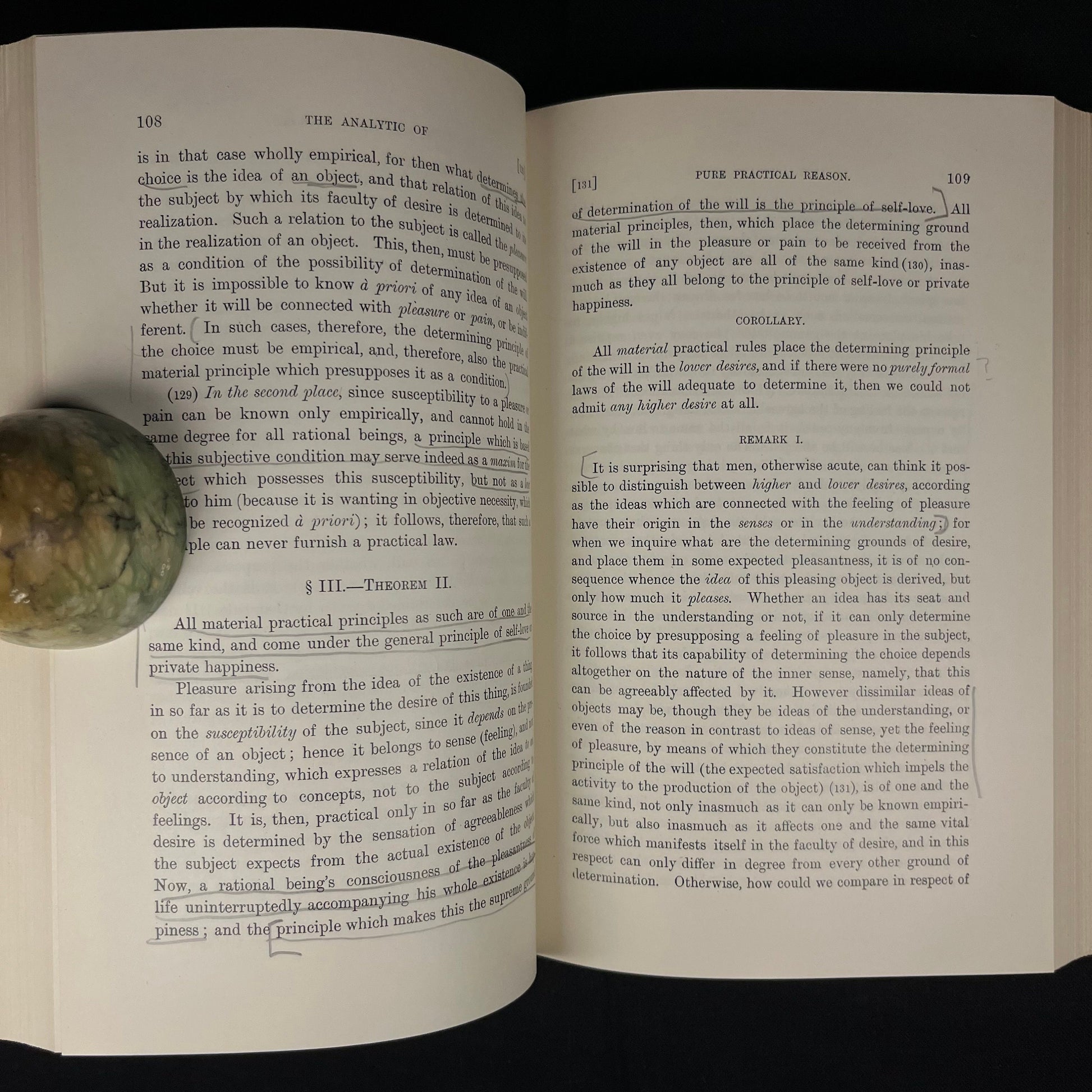 Critique of Practical Reason and Other Works on The Theory of Ethics by Immanuel Kant Translated by Thomas K. Abbott (1963) Vintage Book