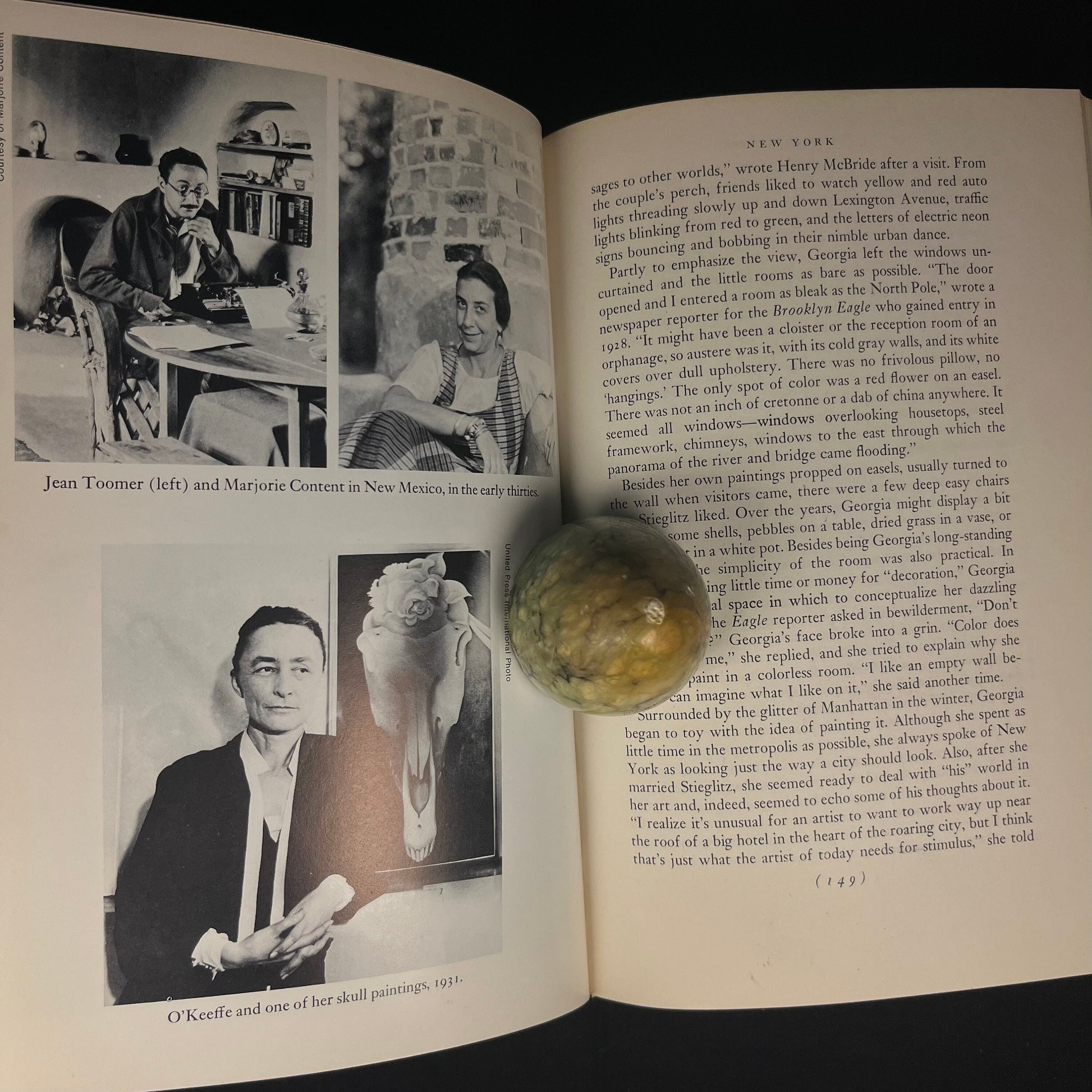 First Edition - Portrait of an Artist: A Biography of Georgia O'Keeffe by Laurie Lisle (1980) Vintage Hardcover Book