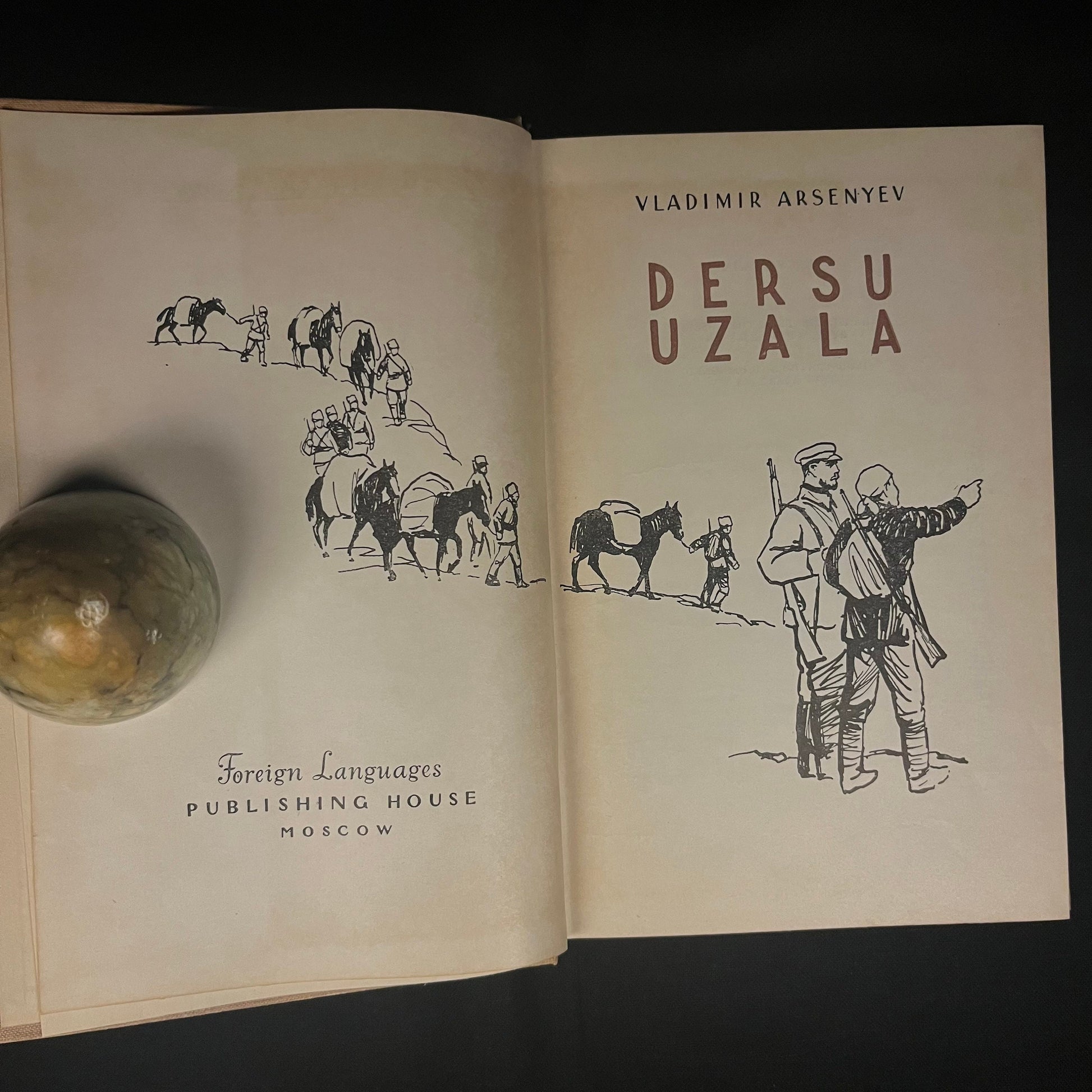 Dersu Uzala by Vladimir Arsenyev (1950s) Vintage Hardcover Book