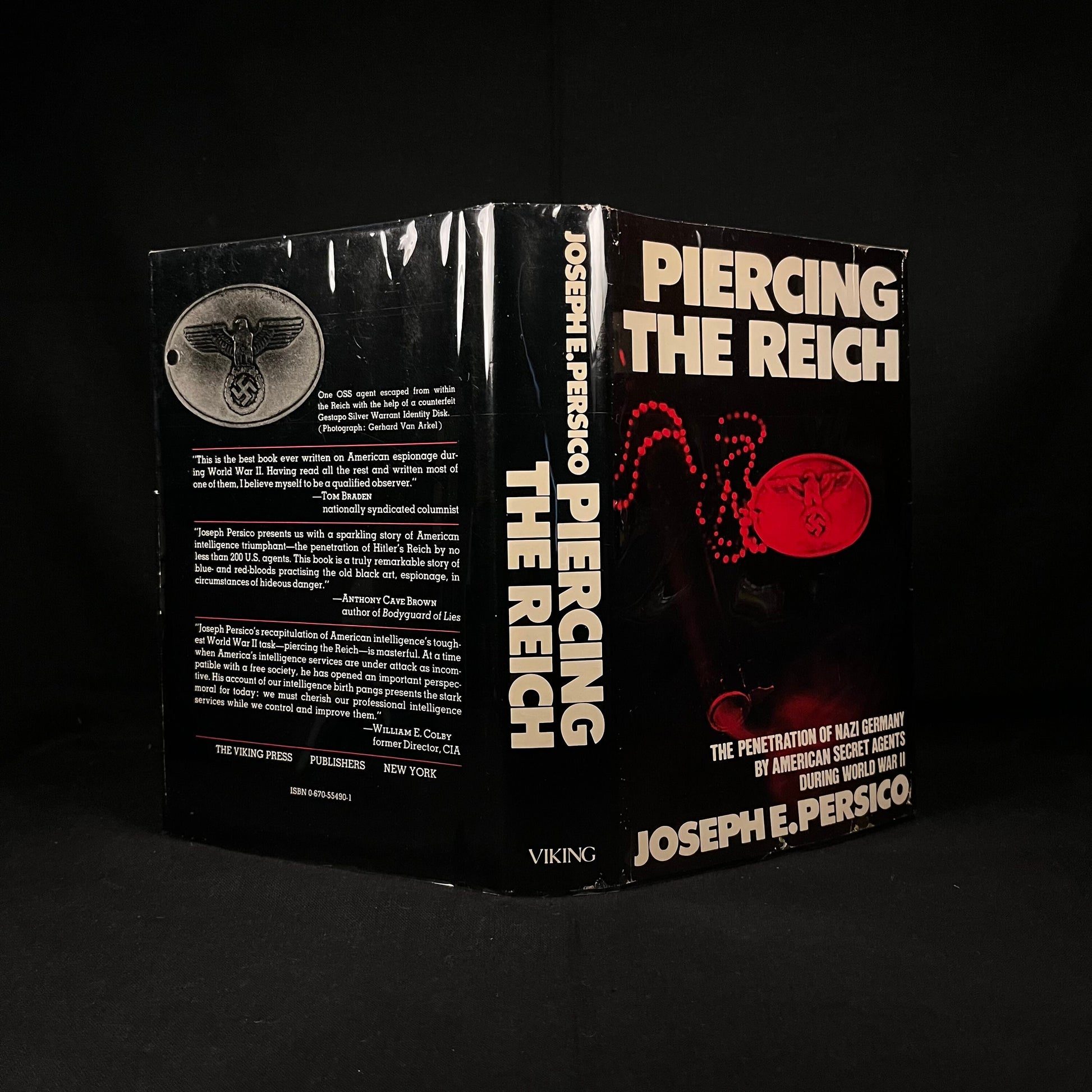 First Printing - Piercing The Reich: The Penetration of Nazi Germany by American Secret Agents During World War II by J. Persico (1979) Book