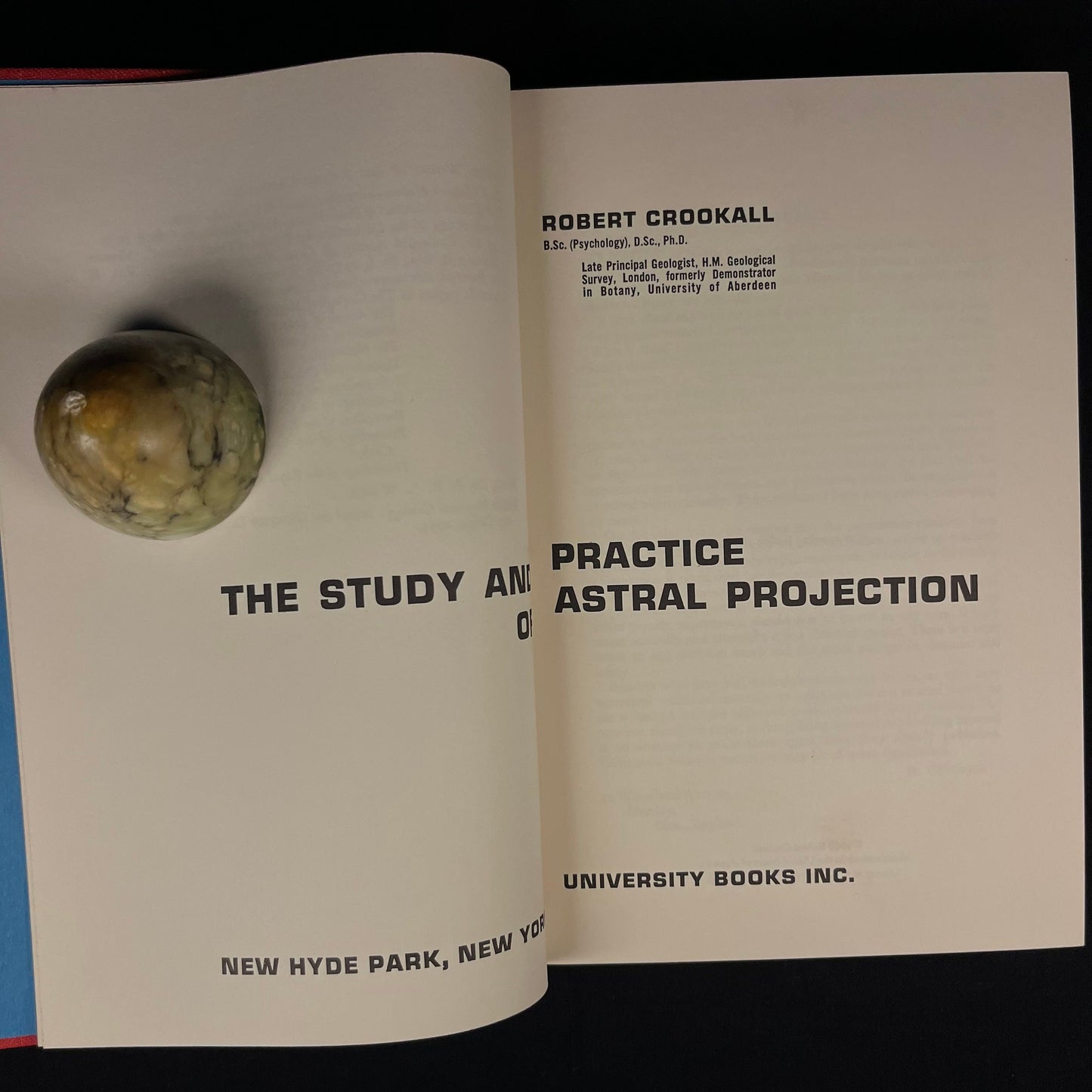 First Edition - The Study and Practice of Astral Projection by Robert Crookall (1966) Vintage Hardcover Book