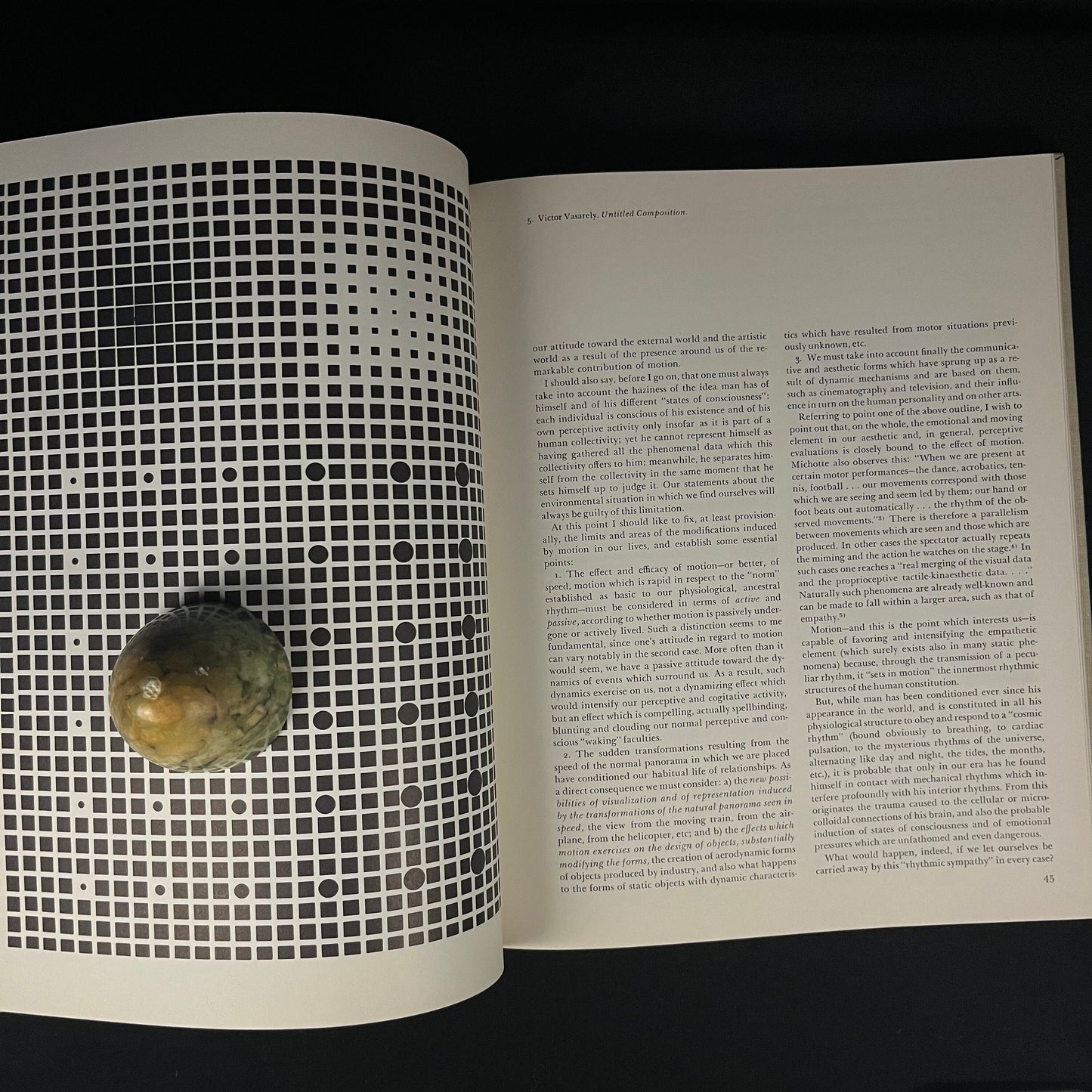 The Nature and Art of Motion edited by Gyorgy Kepes (1965) Vintage Hardcover Book