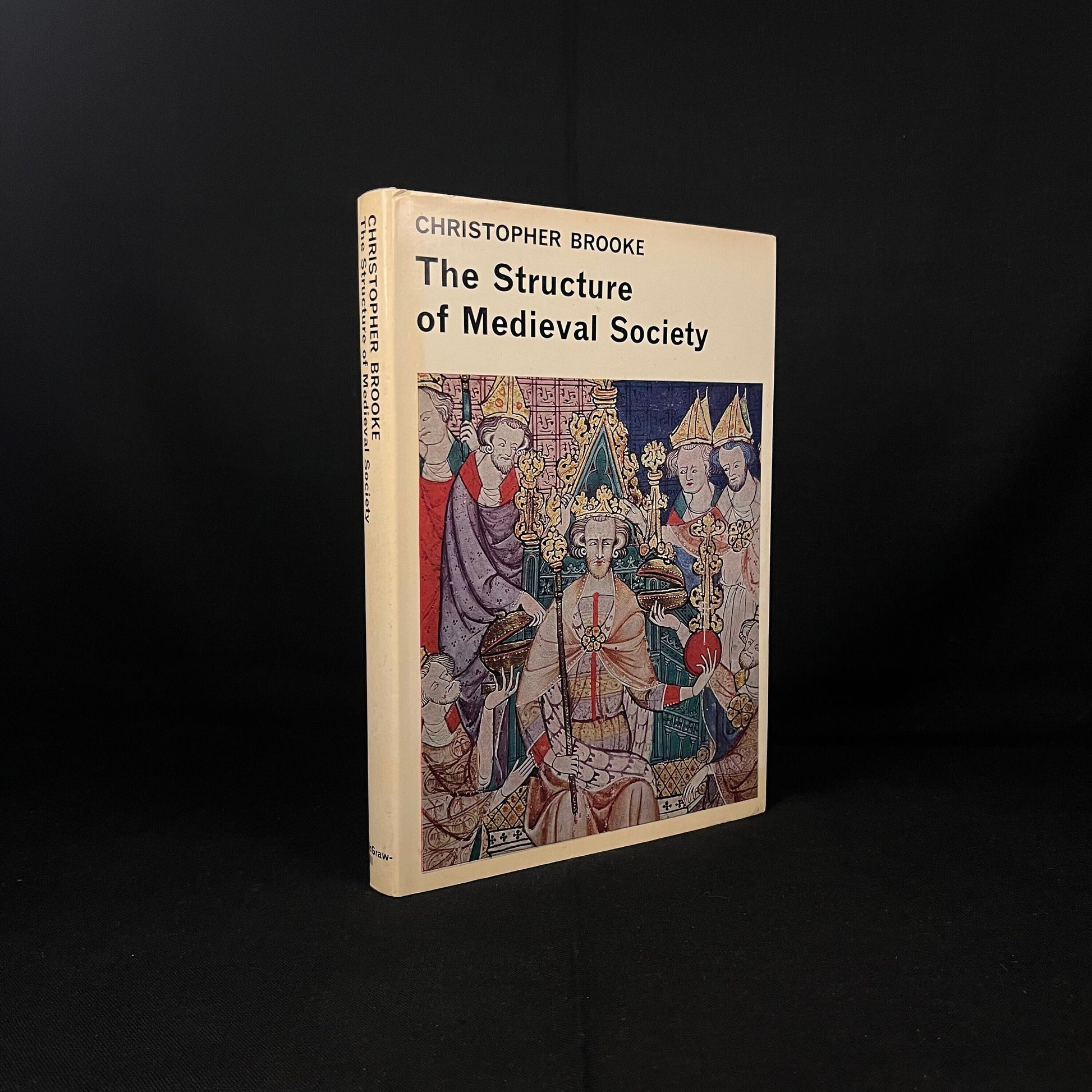 The Structure of Medieval Society by Christopher Brooke (1971) Vintage Hardcover Book