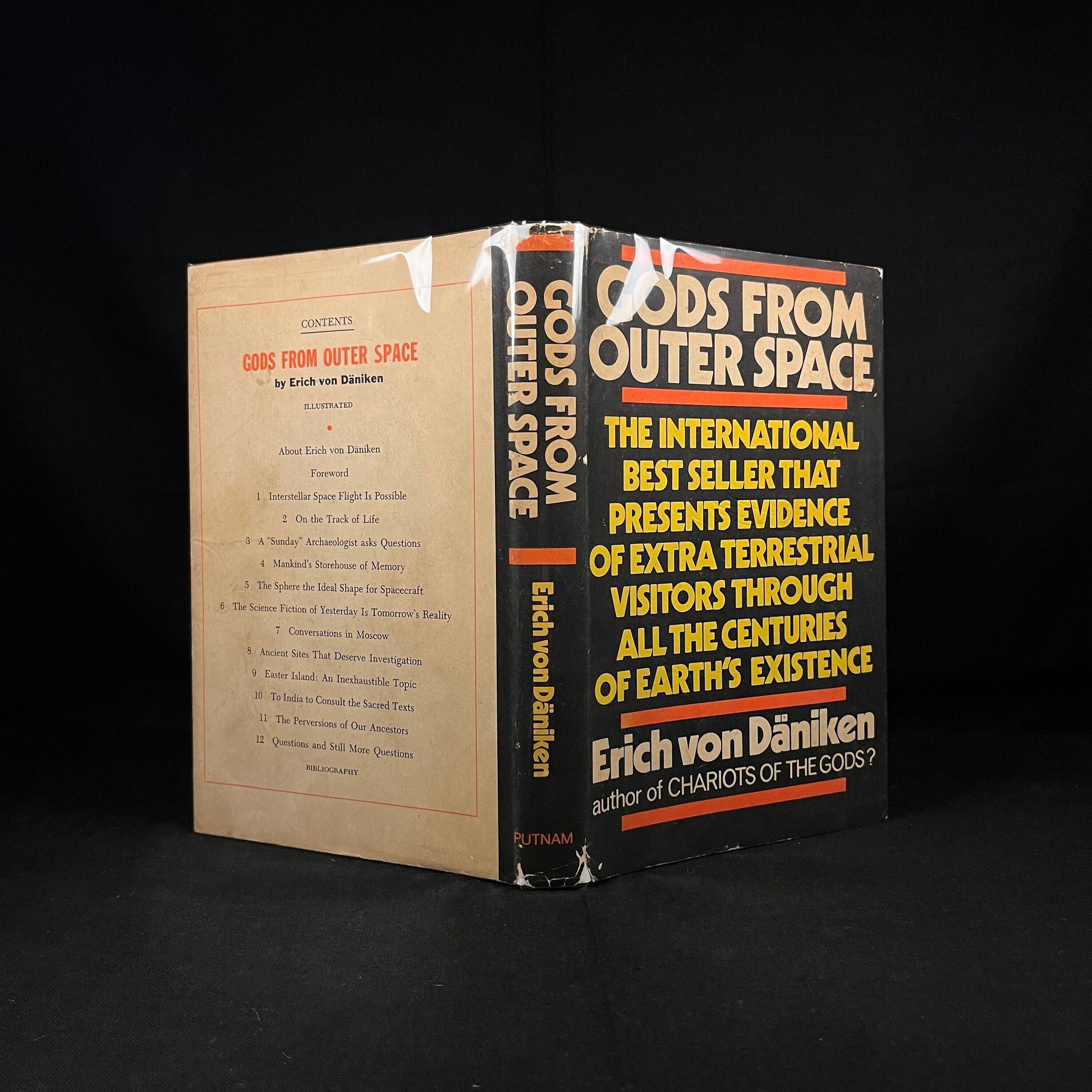 Gods From Outer Space by Erich von Däniken (1970) Vintage Hardcover Book