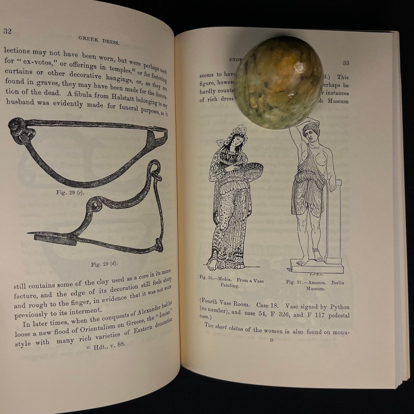 First Edition - Ancient Greek Dress by Lady Evans and E. Abrahams (1964) Vintage Hardcover Book