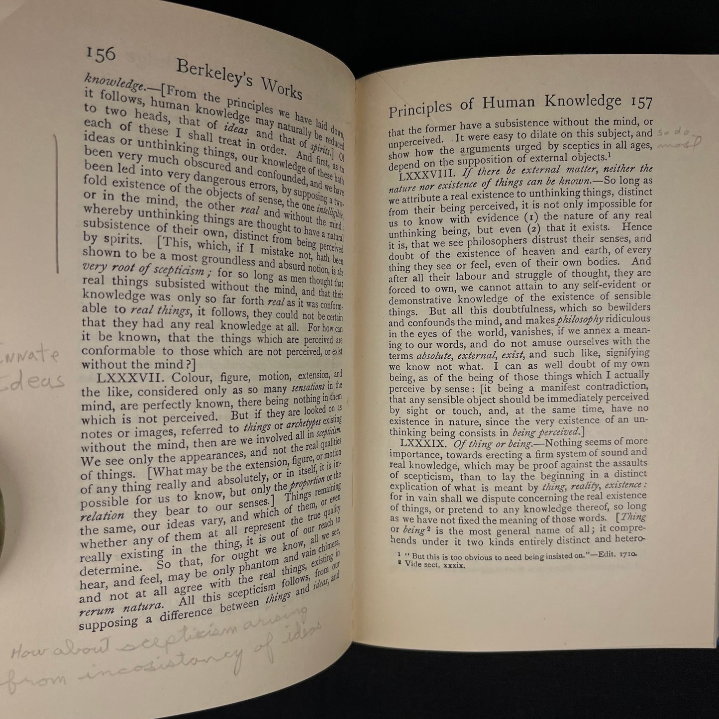 Everyman’s Library - A New Theory of Vision and Other Writings by George Berkeley (1963) Vintage Hardcover Book