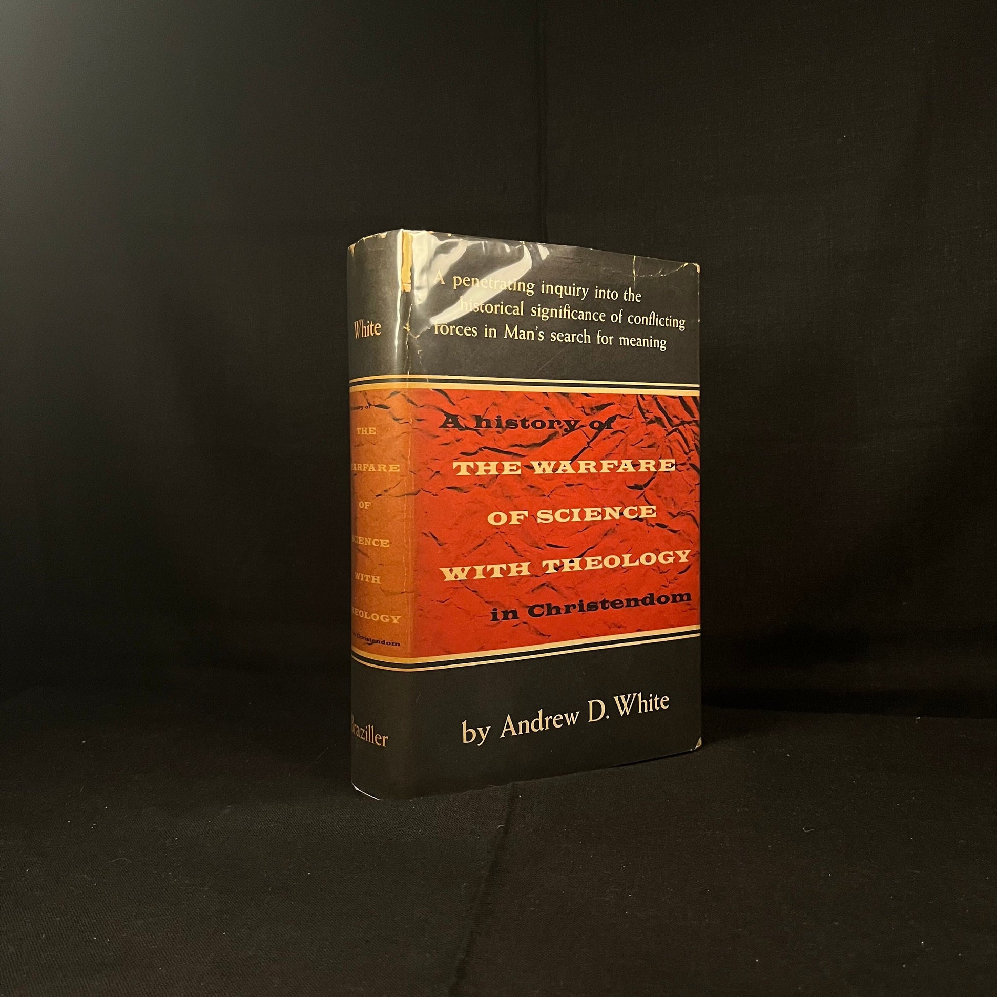 A History of the Warfare of Science with Theology in Christendom by Andrew D. White (1955) Vintage Hardcover Book