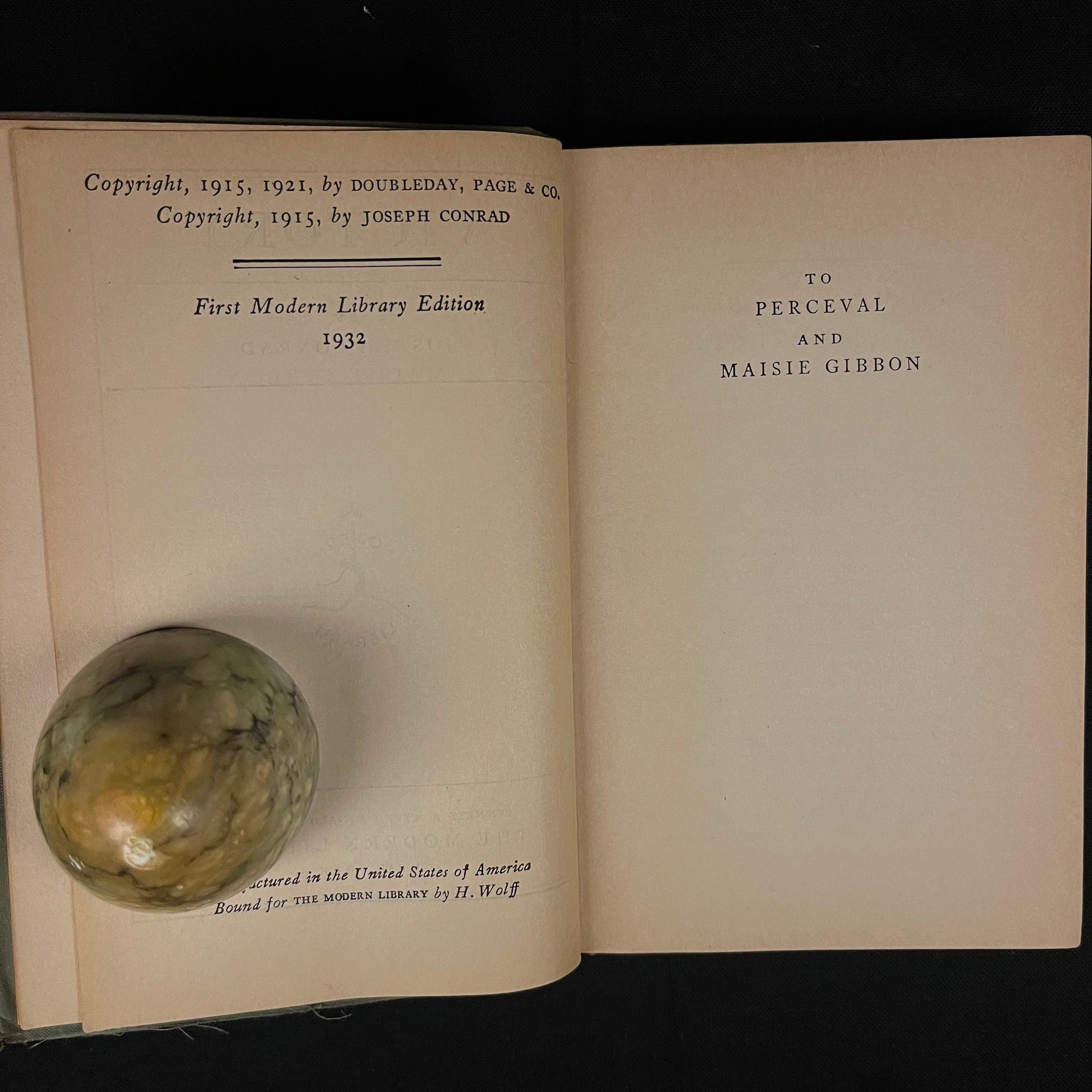 Modern Library First Edition - Victory by Joseph Conrad (1932) Vintage Softcover Book