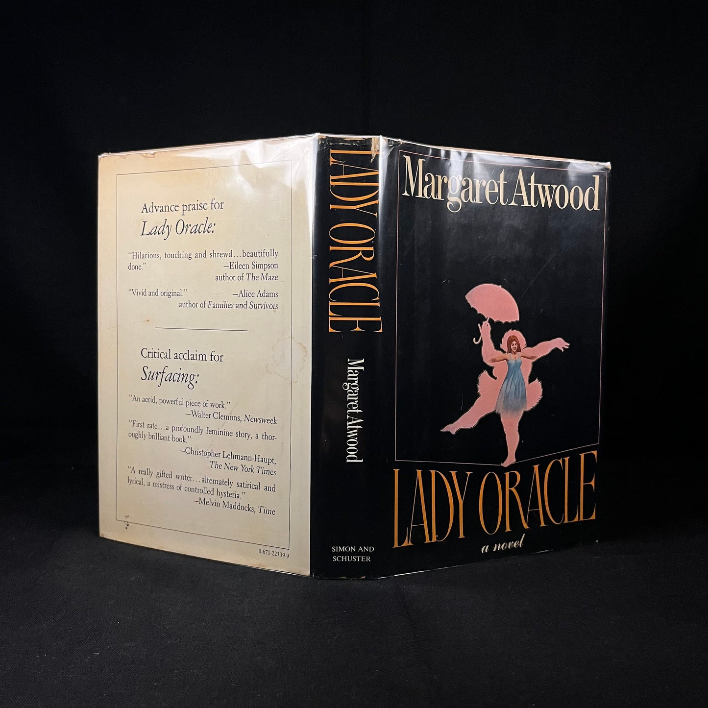 Second Printing - Lady Oracle: A Novel by Margaret Atwood (1976) Vintage Hardcover Book