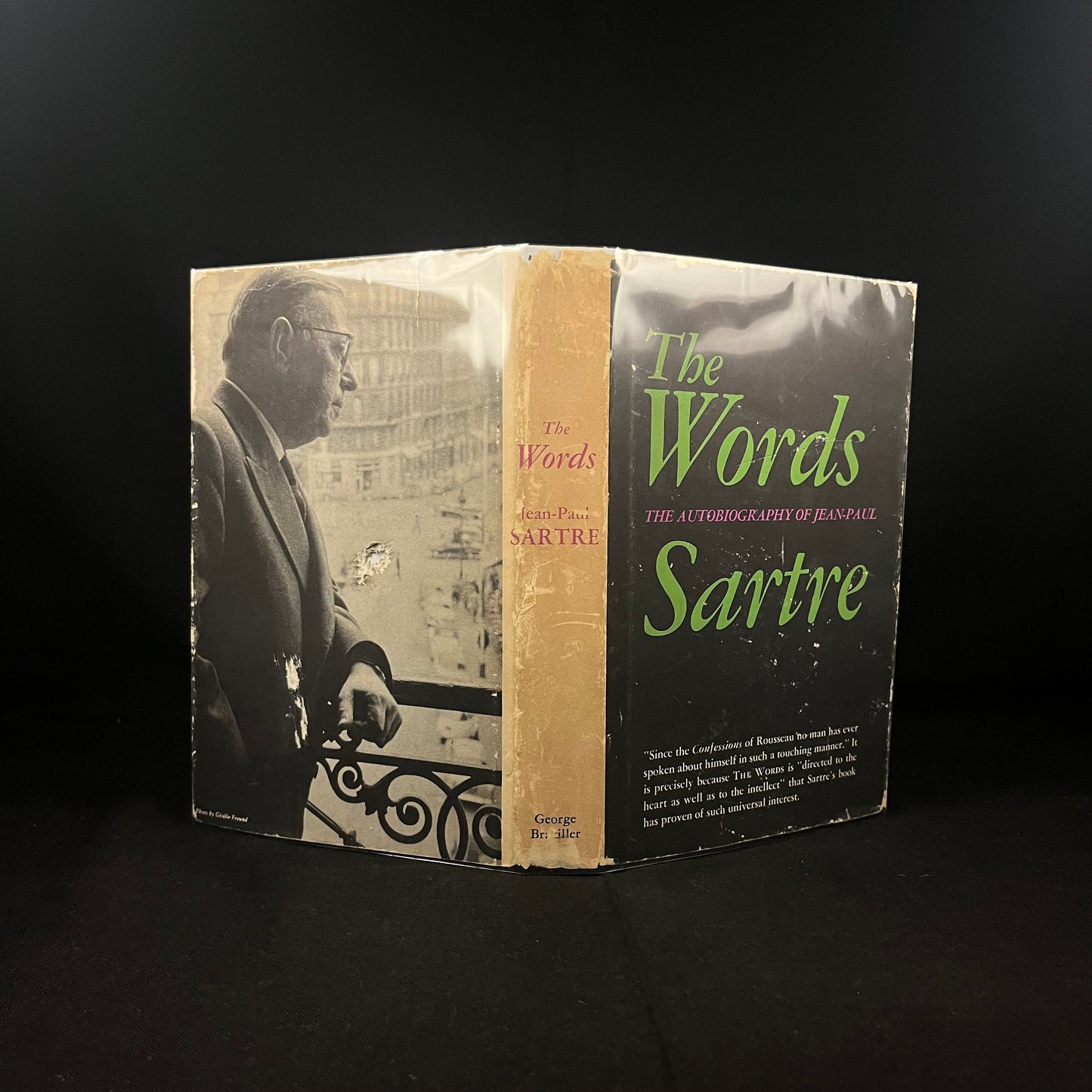 First Printing - The Words: The Autobiography of Jean-Paul Sartre (1964) Vintage Hardcover Book