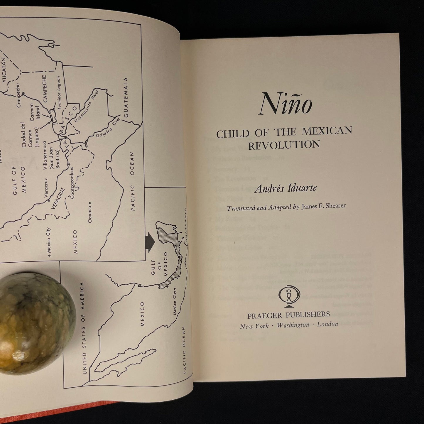 Niño: Child of the Mexican Revolution by Andrés Iduarte (1971) Vintage Hardcover Book