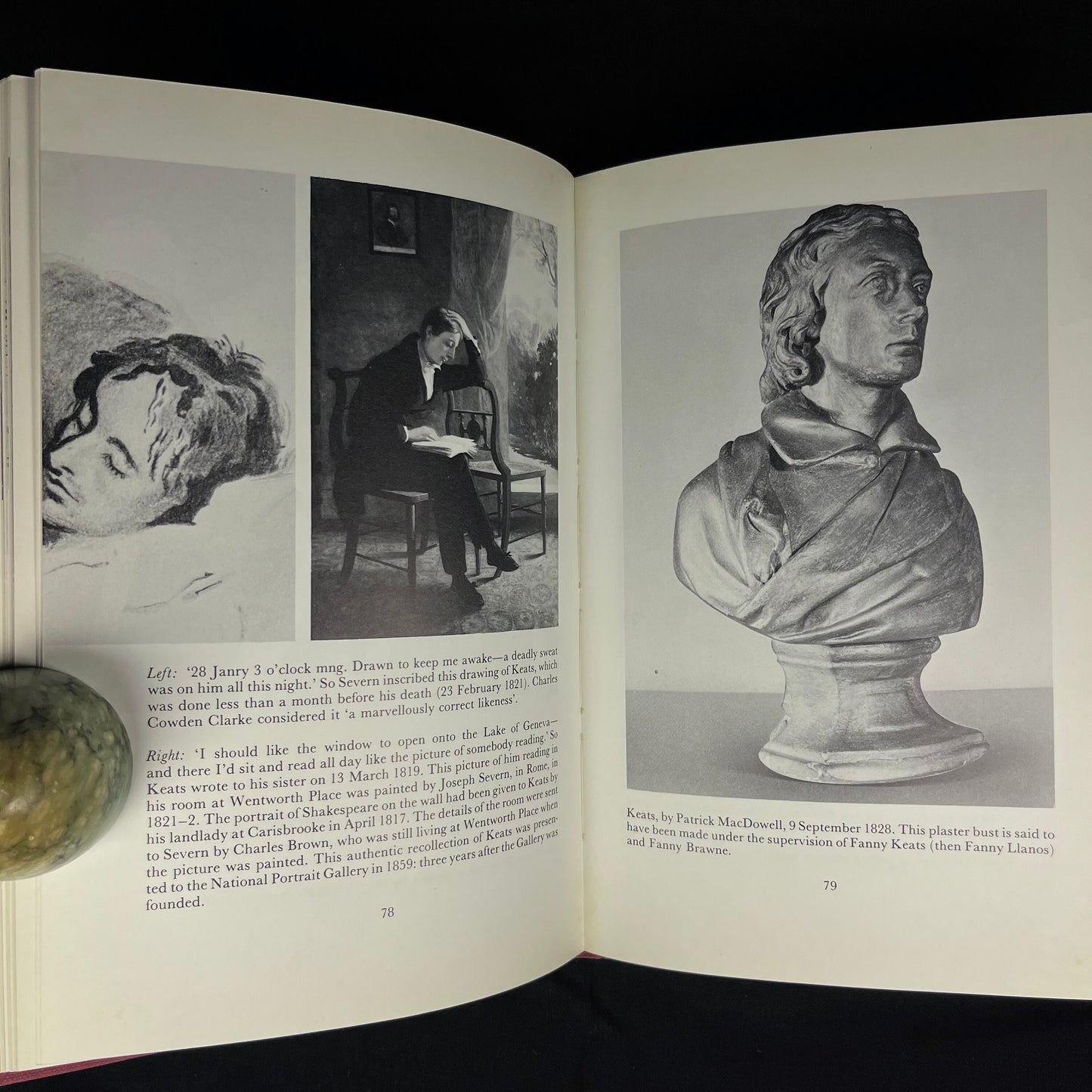 Keats and his Circle: An Album of Portraits by Joanna Richardson (1980) Vintage Hardcover Book