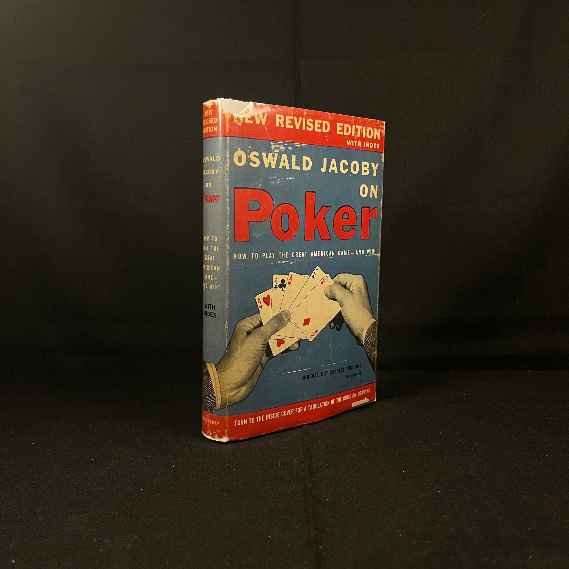 Oswald Jacoby on Poker (1954) Vintage Hardcover Book