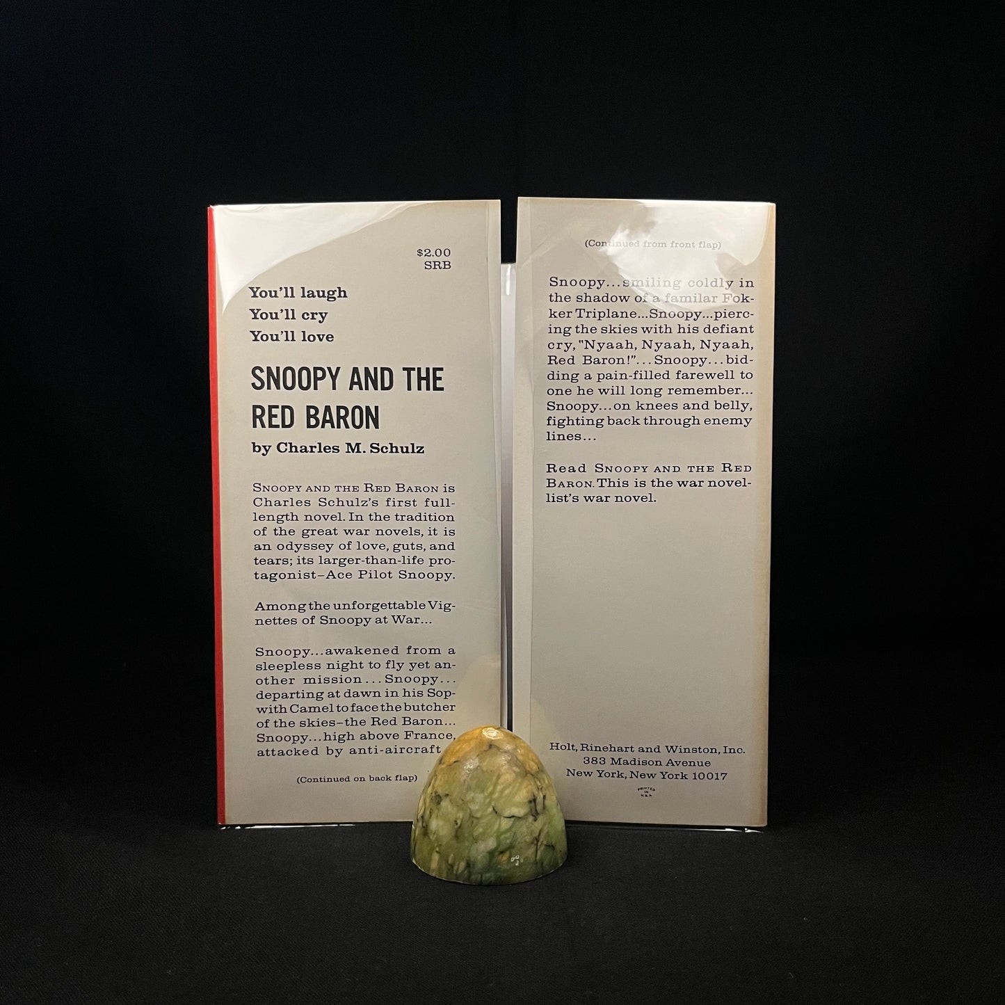 Third Printing - Snoopy and the Red Baron by Charles M. Schulz (1967) Vintage Hardcover Book