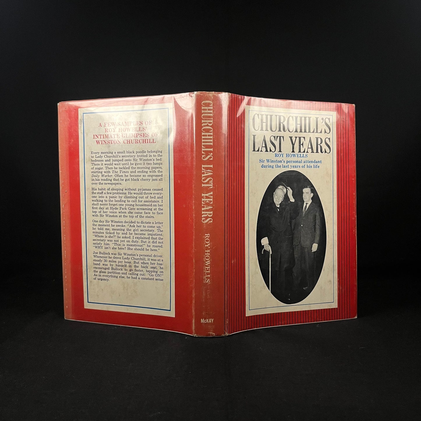 First Printing - Churchill’s Last Years by Roy Howells (1966) Vintage Hardcover Book