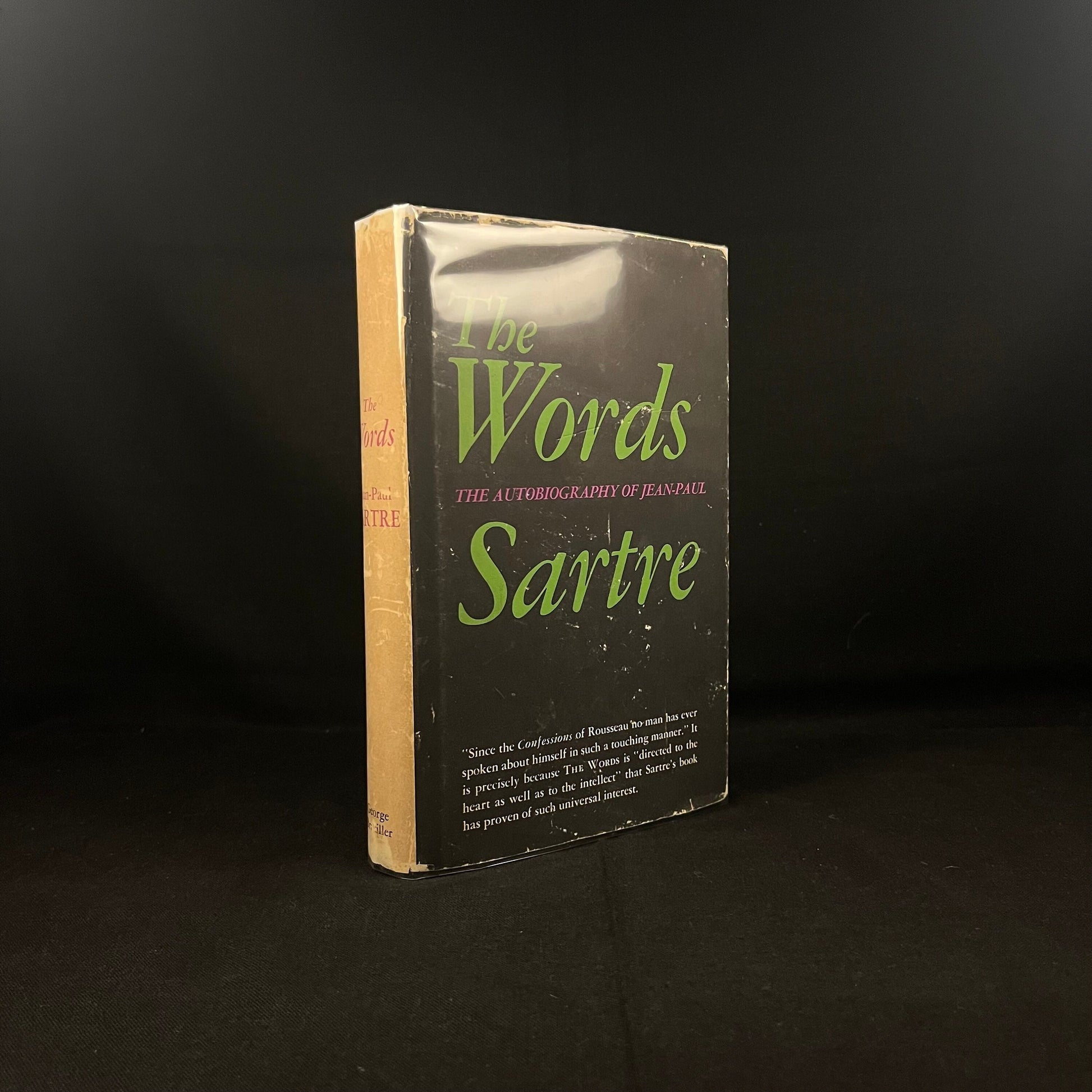 First Printing - The Words: The Autobiography of Jean-Paul Sartre (1964) Vintage Hardcover Book