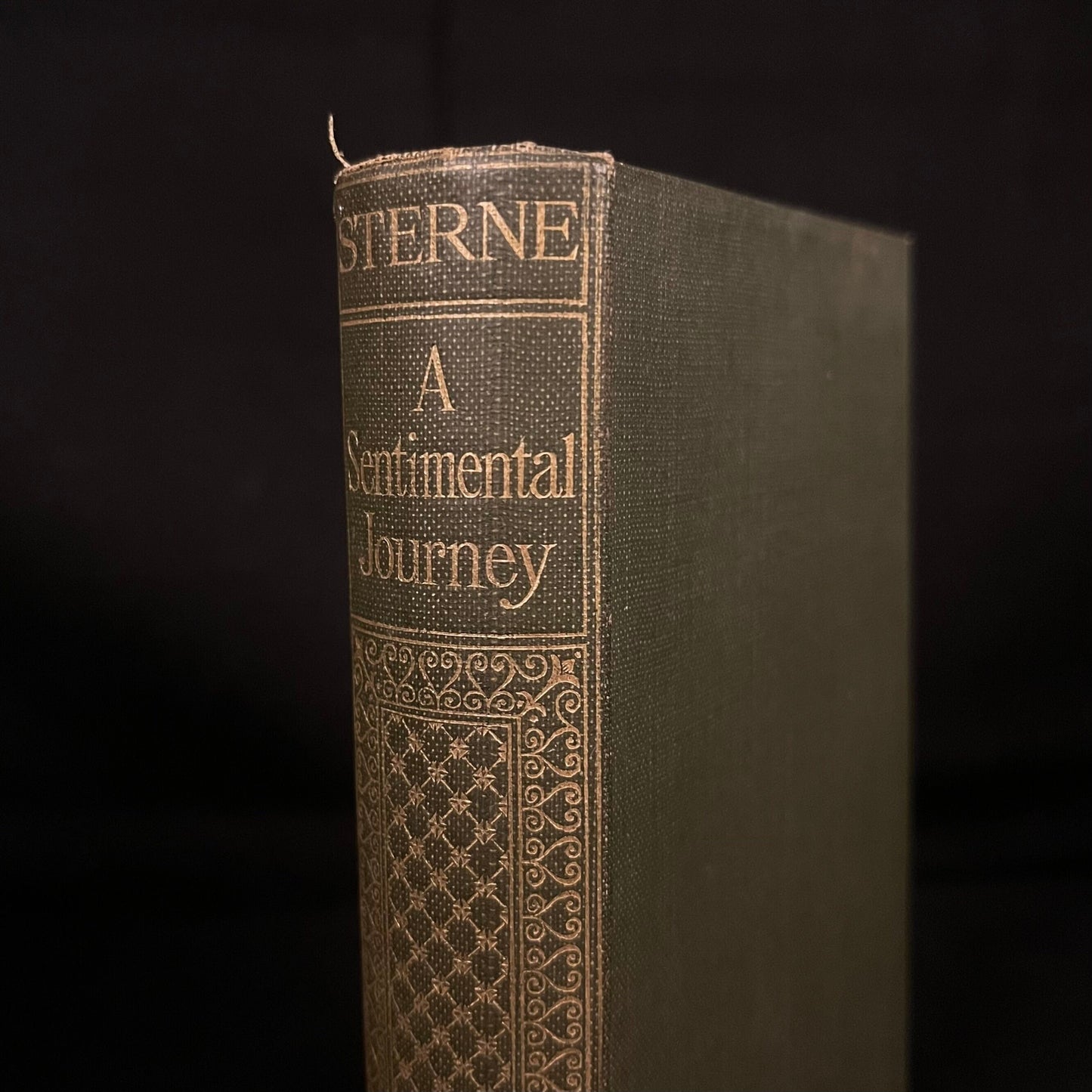 A Sentimental Journey by Laurence Sterne (1910s) Vintage Hardcover Book