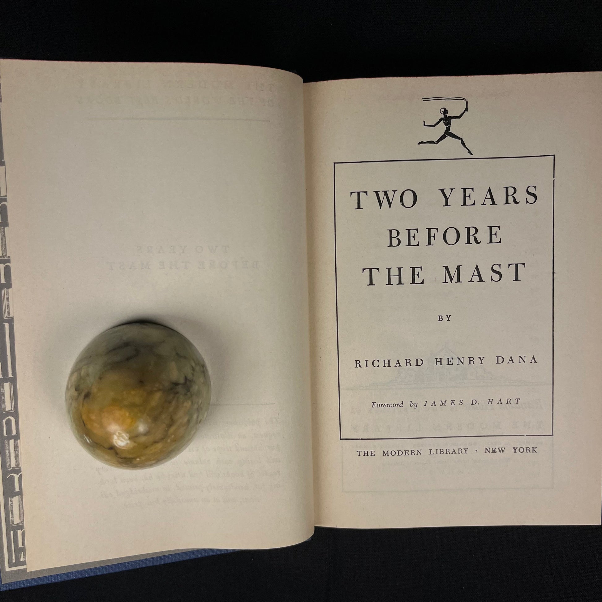 Modern Library - Two Years Before the Mast by Richard Henry Dana (1946) Vintage Hardcover Book