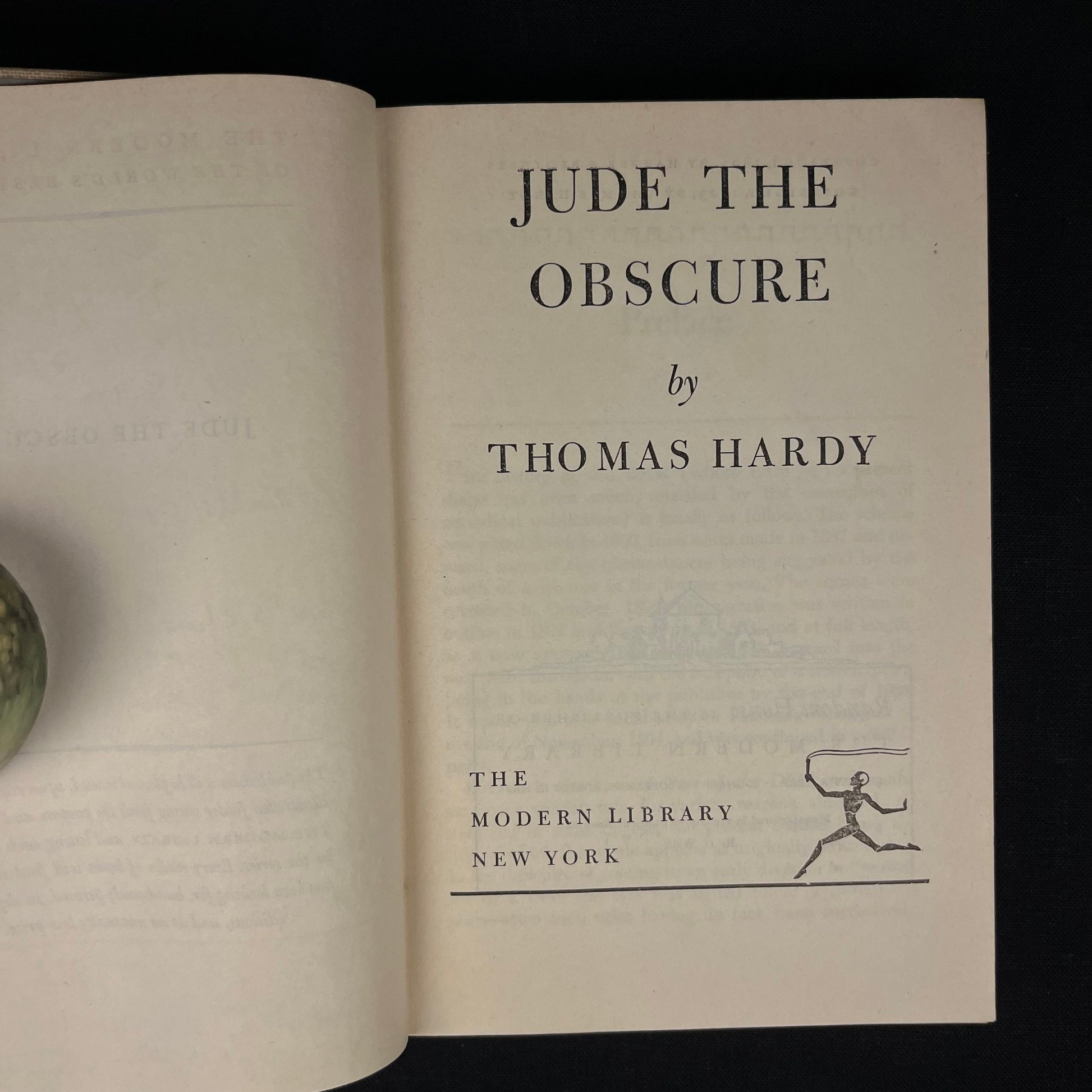 Modern Library - Jude the Obscure by Thomas Hardy (1948) Vintage Hardcover Book