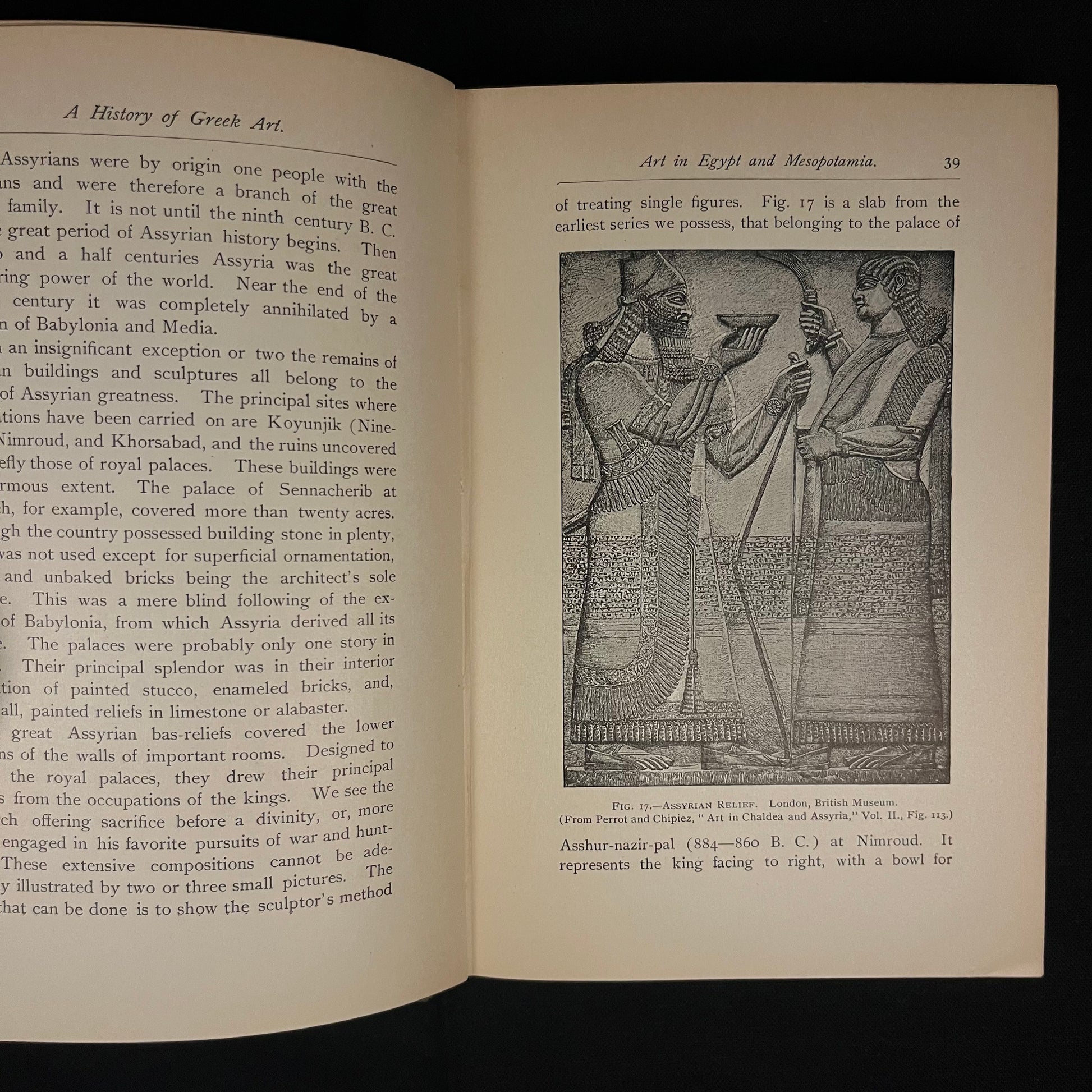 A History of Greek Art by F. B. Tarbell (1923) Vintage Hardcover Book